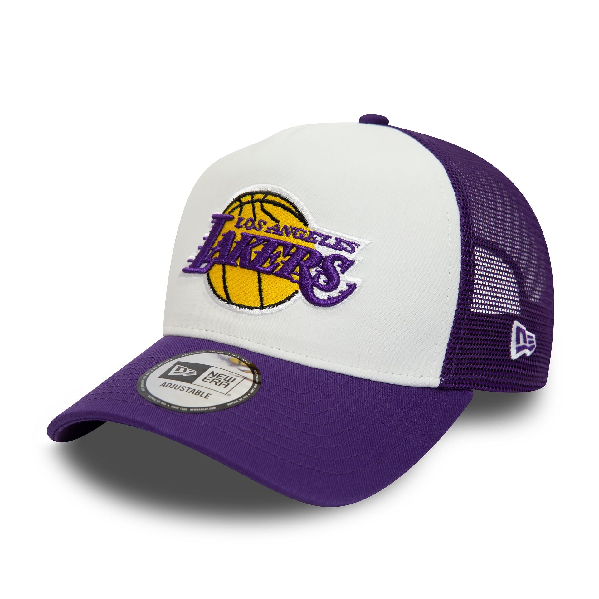 LA Lakers Team Colour Purple AFrame Trucker Cap