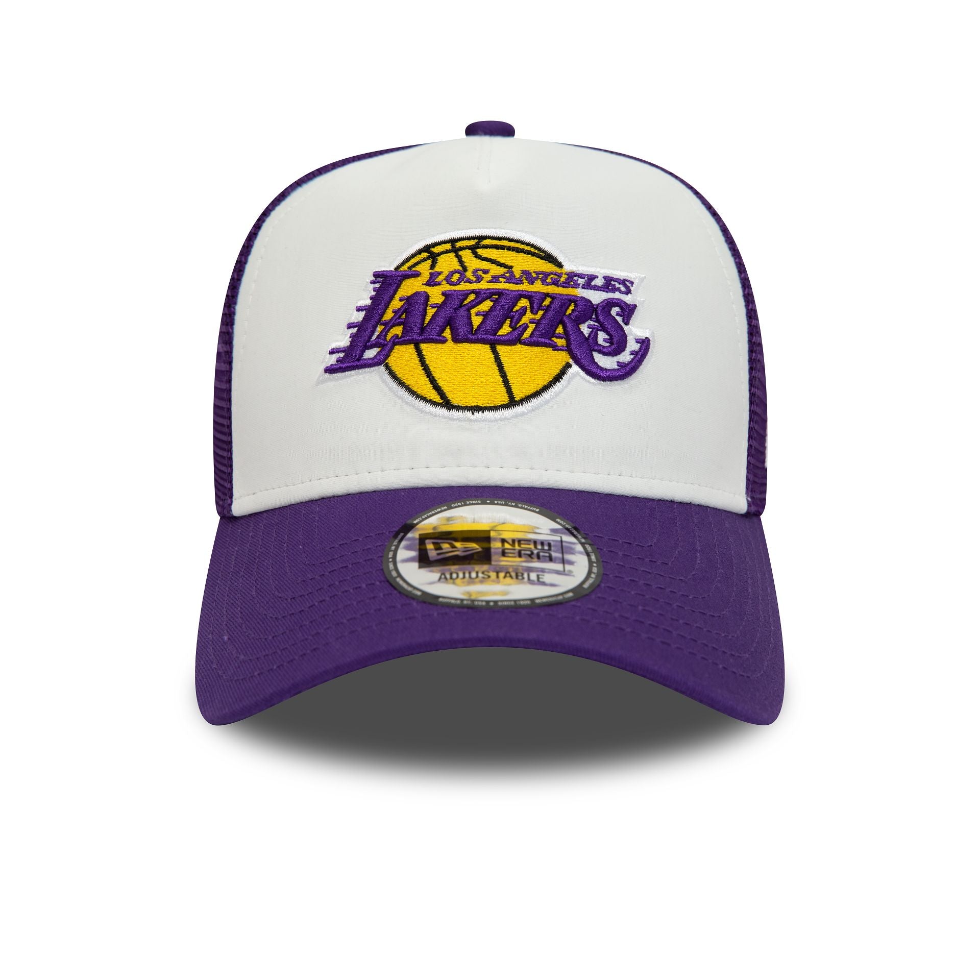 LA Lakers Team Colour Purple AFrame Trucker Cap