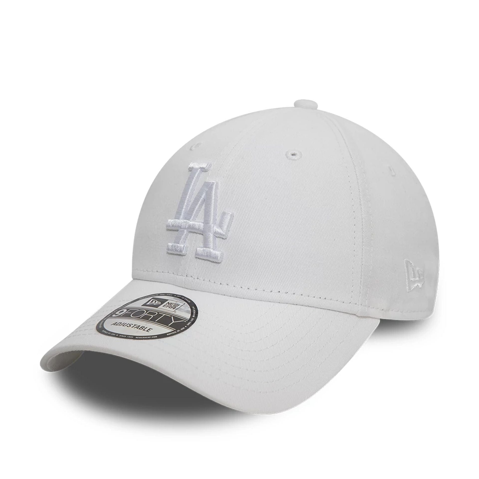 LA Dodgers League Essential White 9FORTY Adjustable Cap