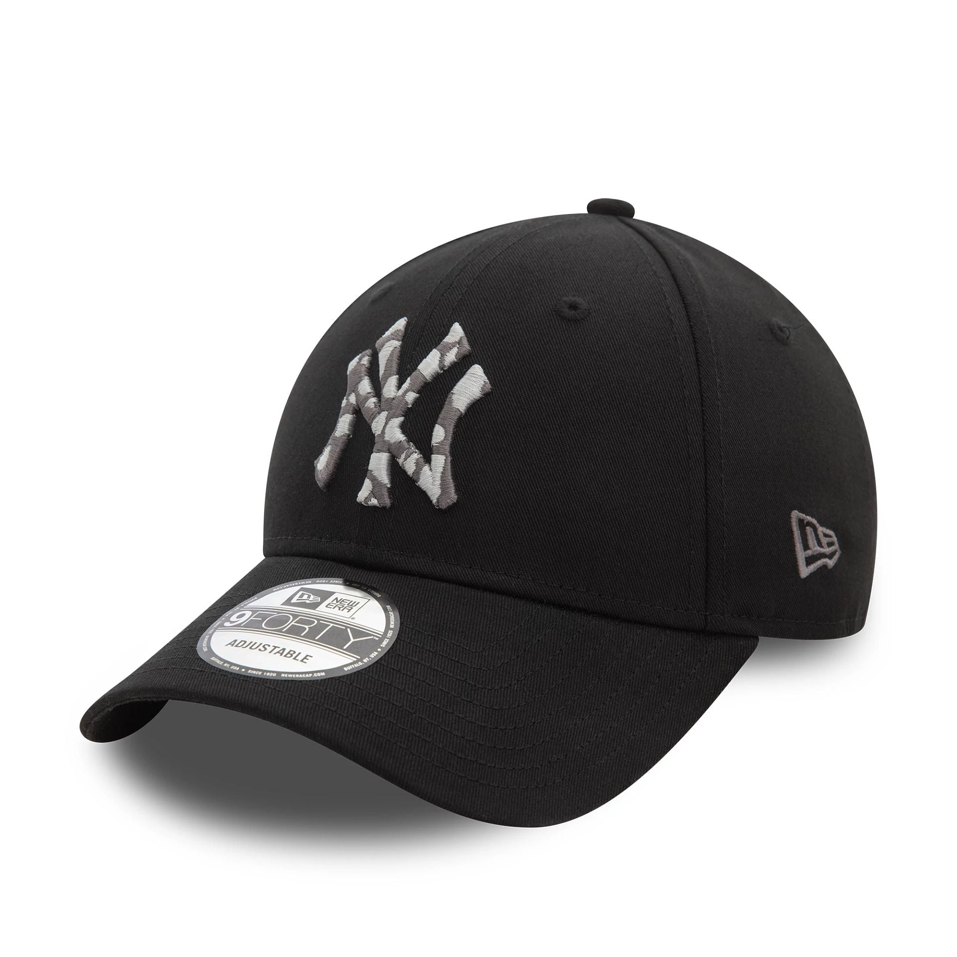 New York Yankees Seasonal Infill Black 9FORTY Adjustable Cap