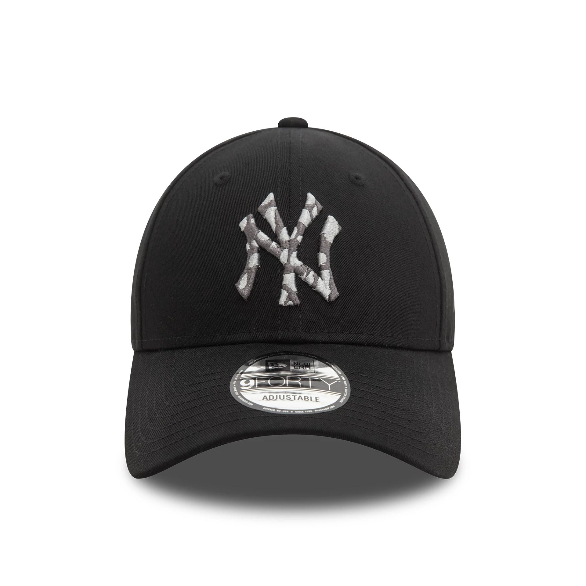 New York Yankees Seasonal Infill Black 9FORTY Adjustable Cap