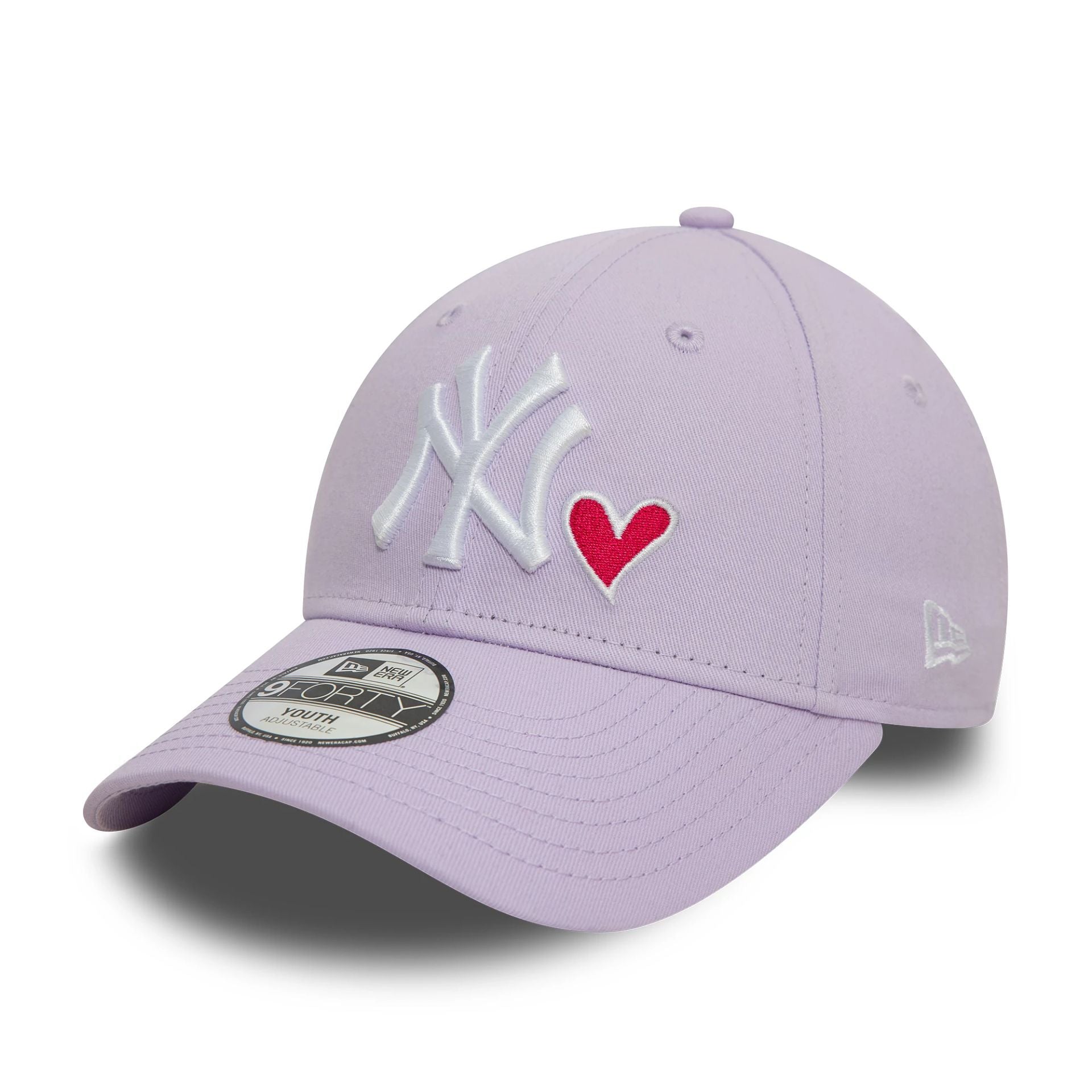 New York Yankees Youth Icon Pastel Purple 9FORTY Adjustable Cap