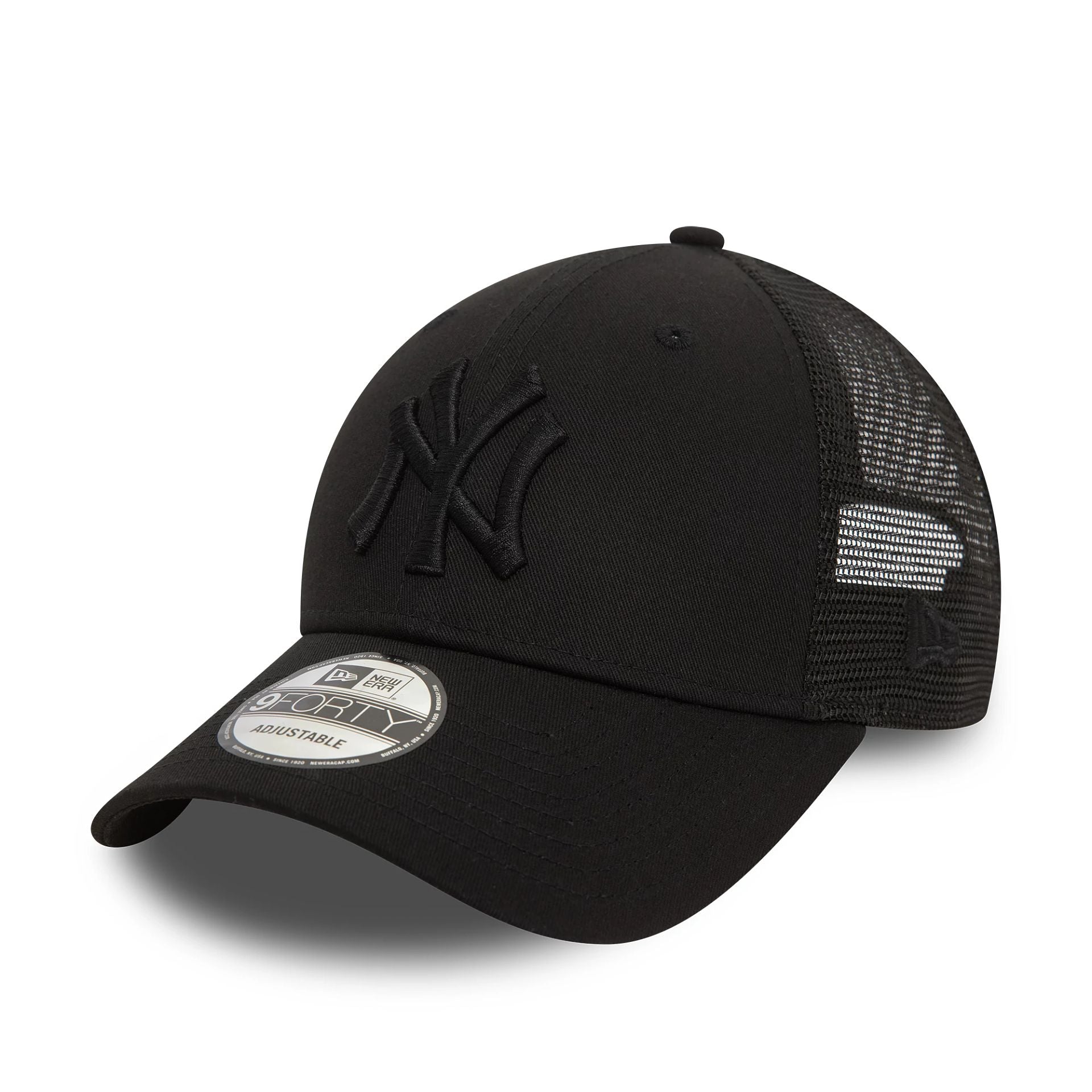 New York Yankees Home Field Black 9FORTY Trucker Adjustable Cap