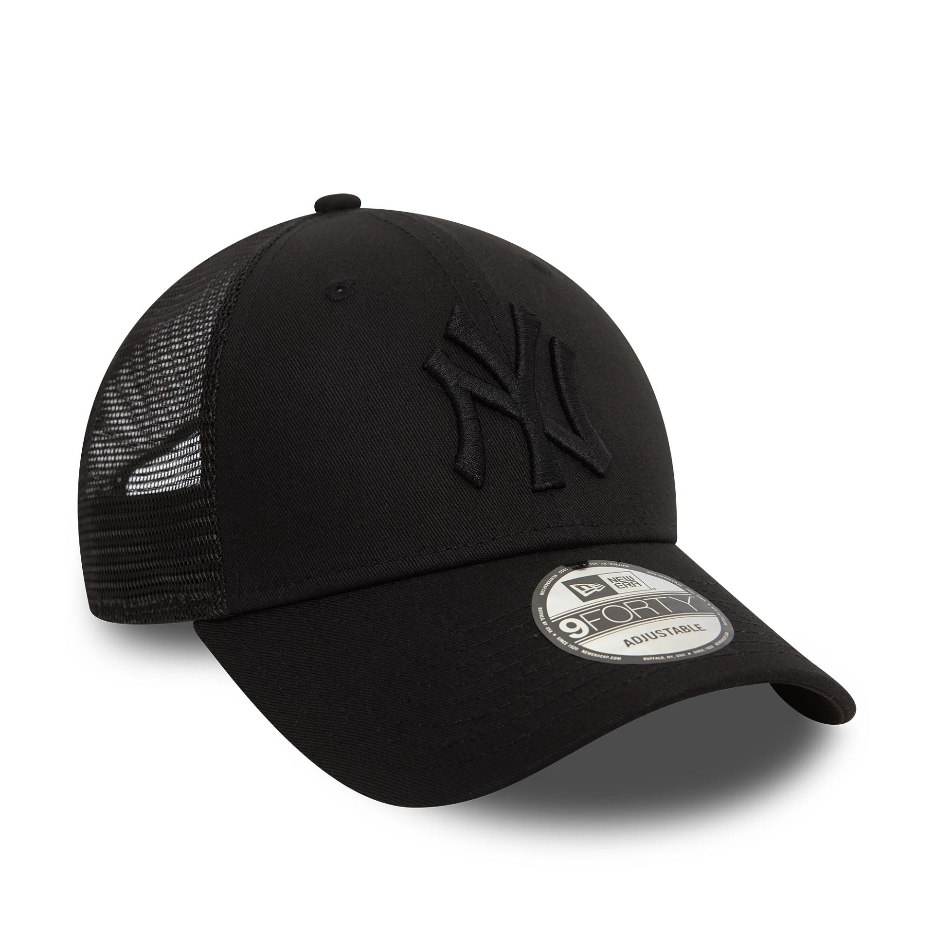New York Yankees Home Field Black 9FORTY Trucker Adjustable Cap