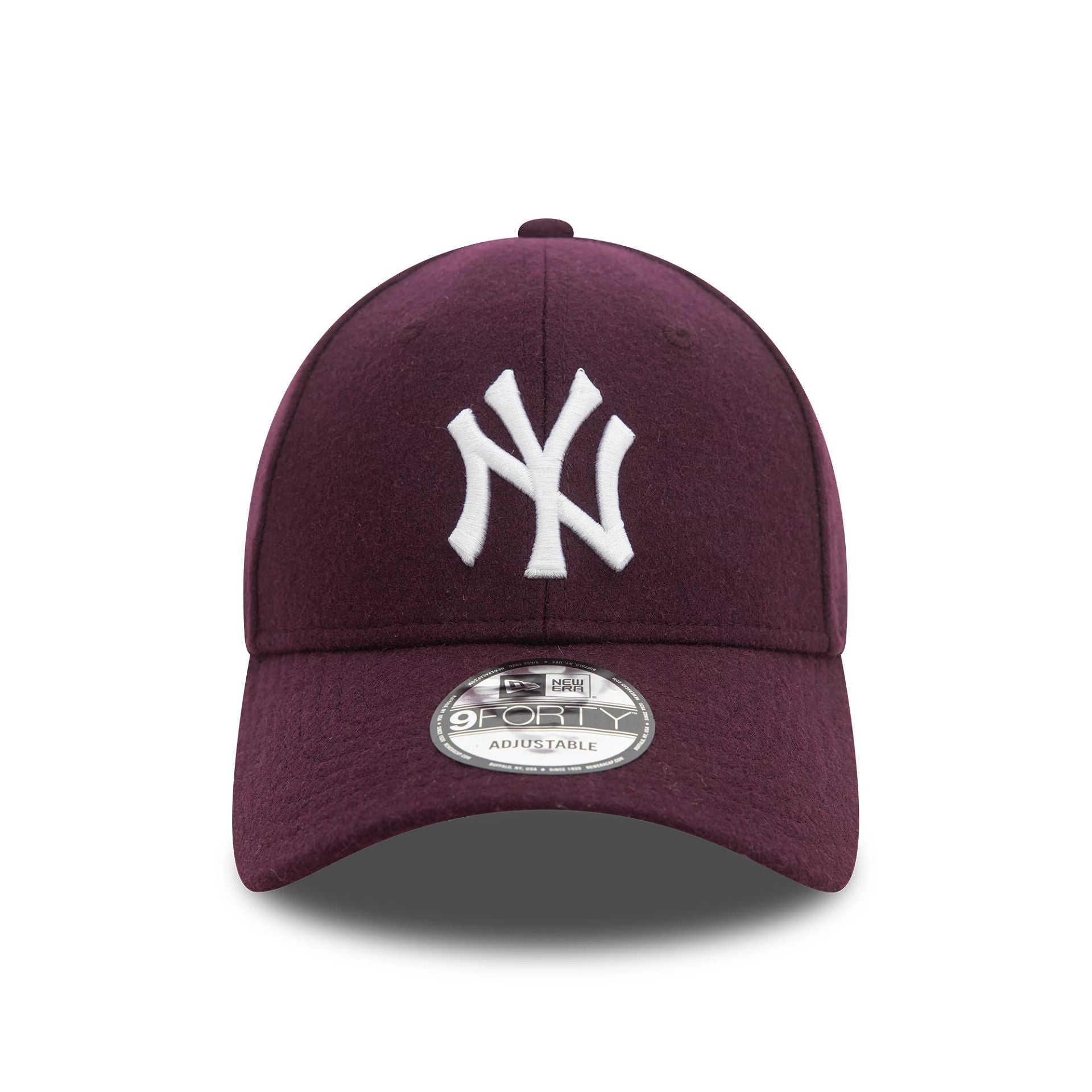 New York Yankees Melton Wool Purple 9FORTY Adjustable Cap