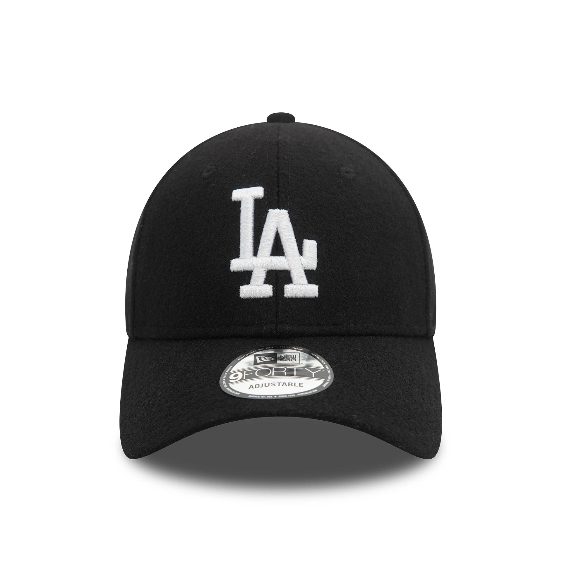 LA Dodgers Melton Wool Black 9FORTY Adjustable Cap