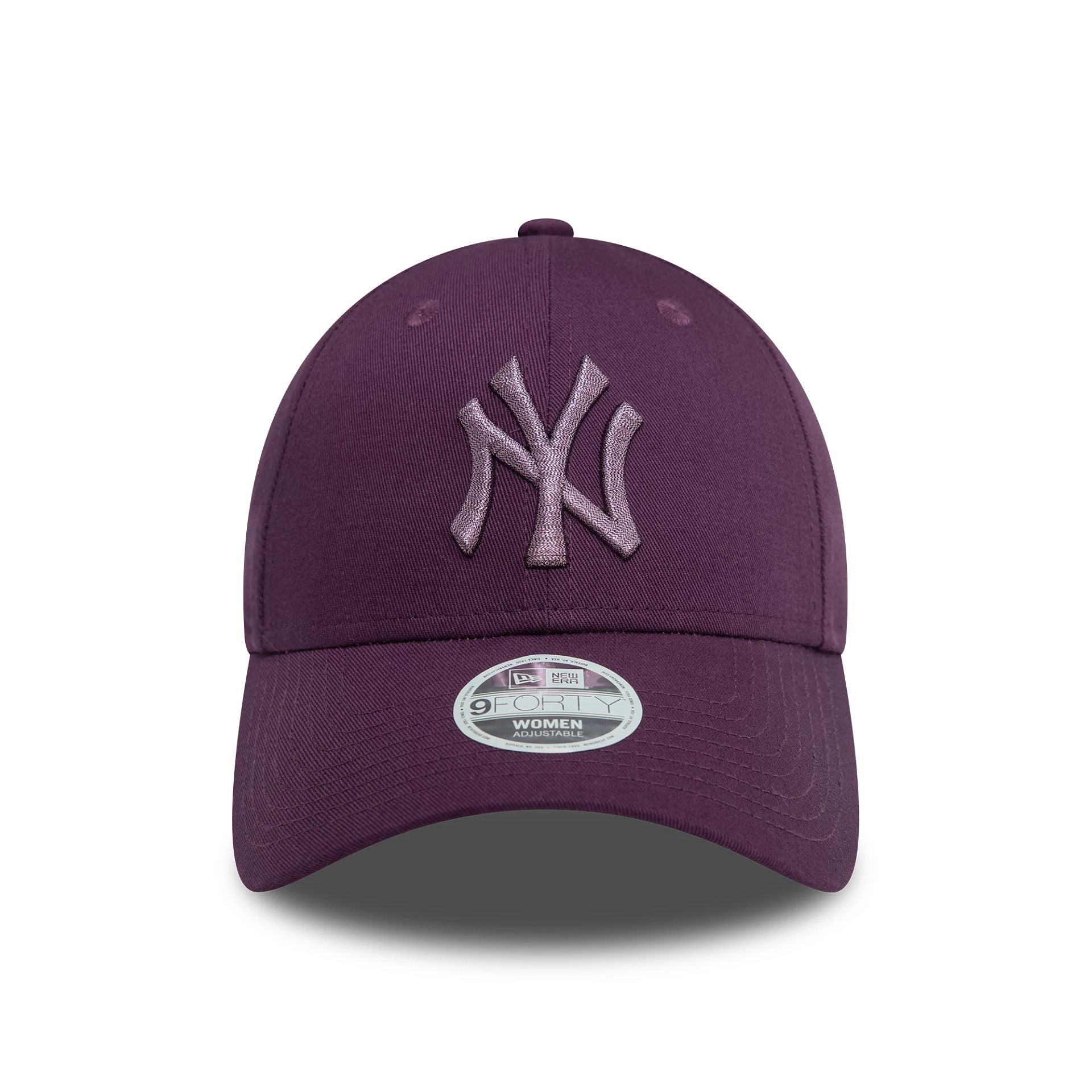 New York Yankees Womens Metallic Dark Purple 9FORTY Adjustable Cap