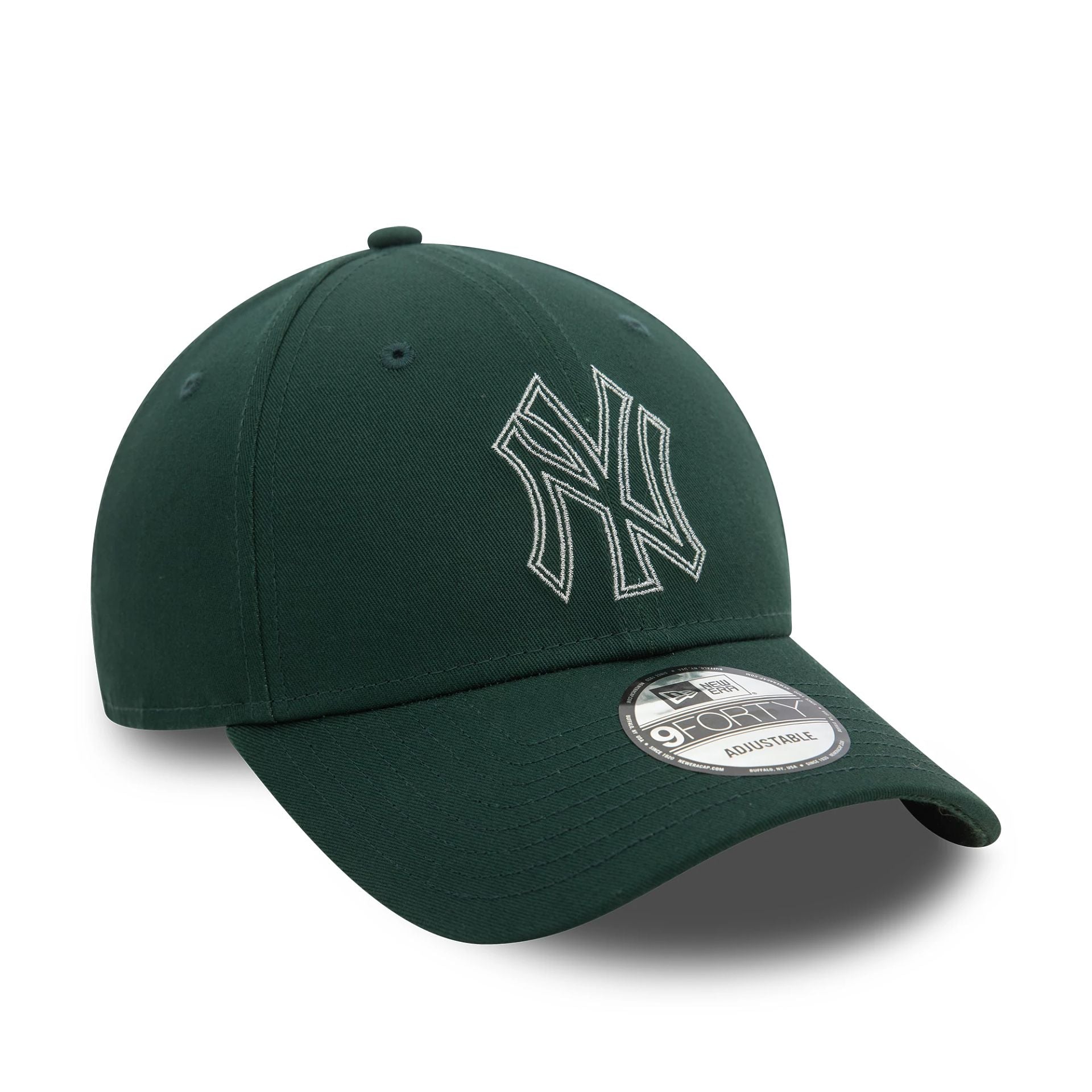 New York Yankees Metallic Outline Dark Green 9FORTY Cap