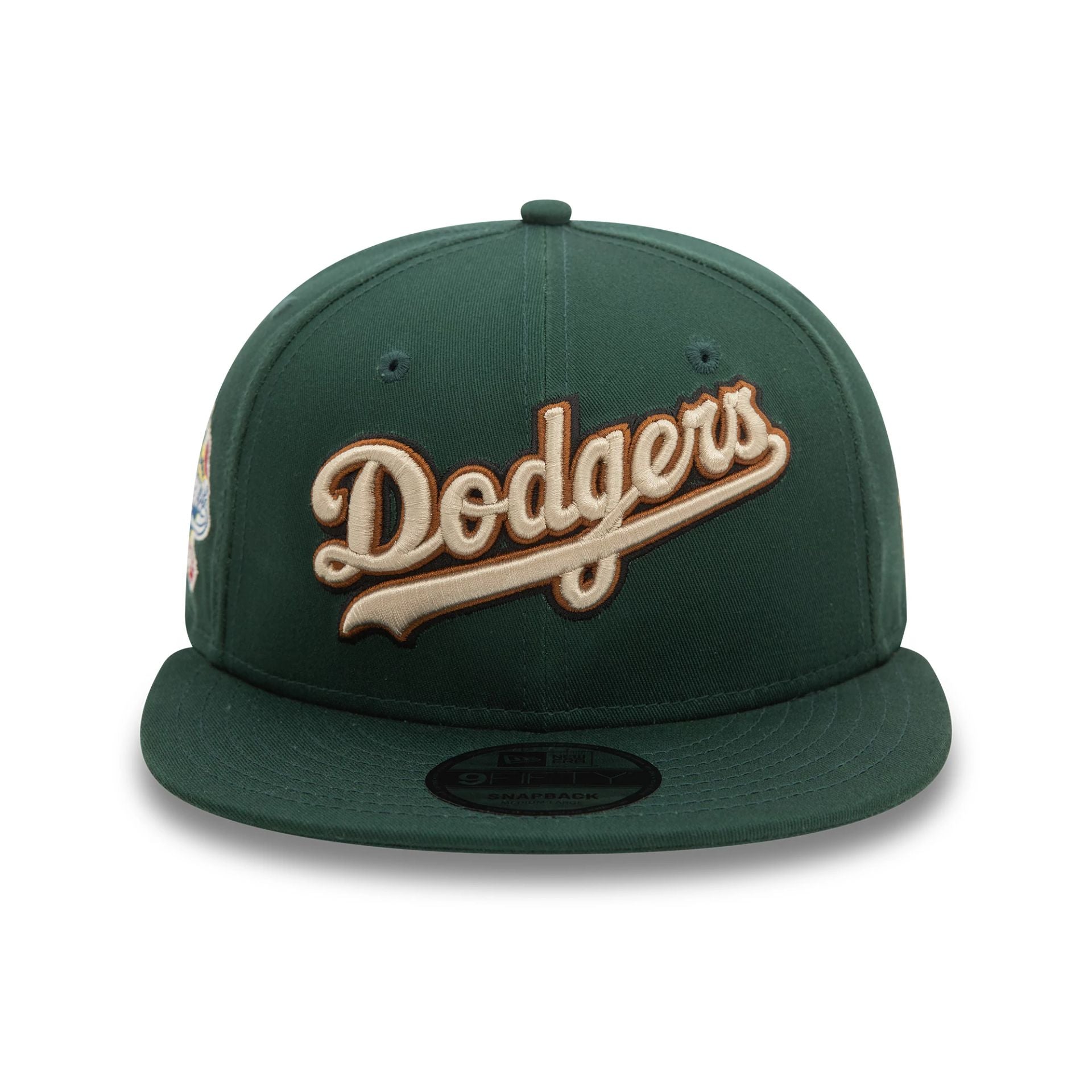 LA Dodgers Wordmark Patch Dark Green 9FIFTY Cap