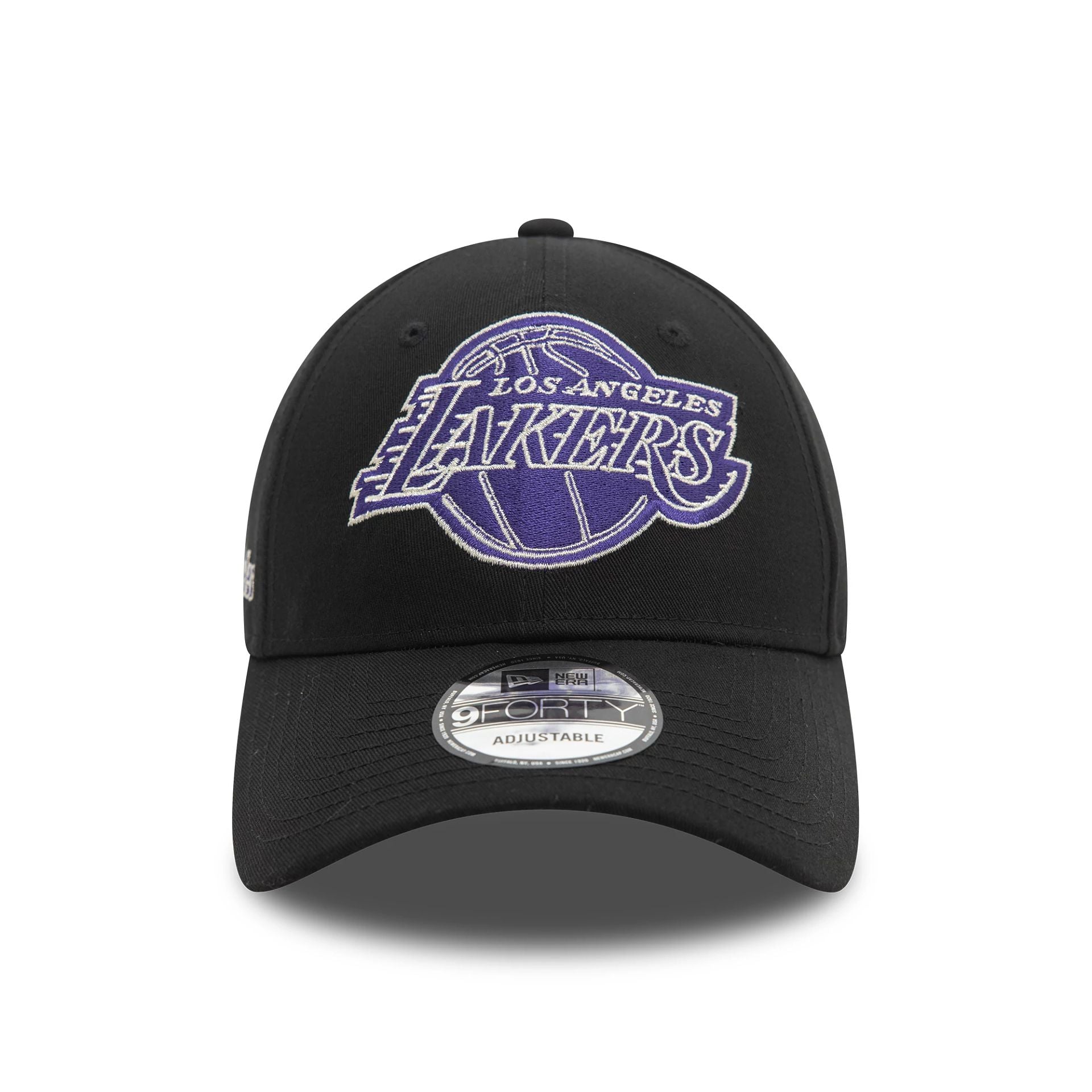 LA Lakers NBA Metallic Black 9FORTY Adjustable Cap