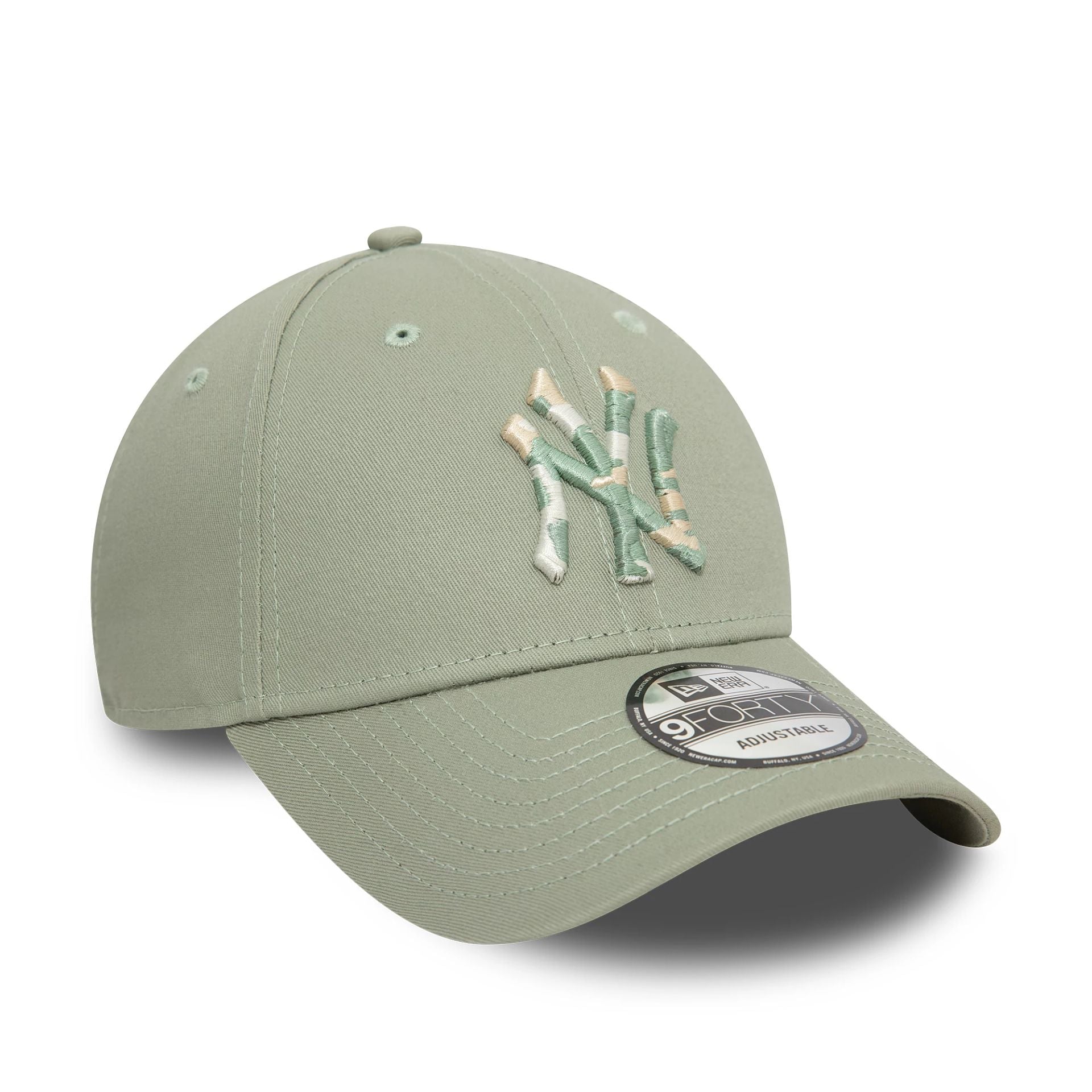 New York Yankees Camo Infill Pastel Green 9FORTY Adjustable Cap