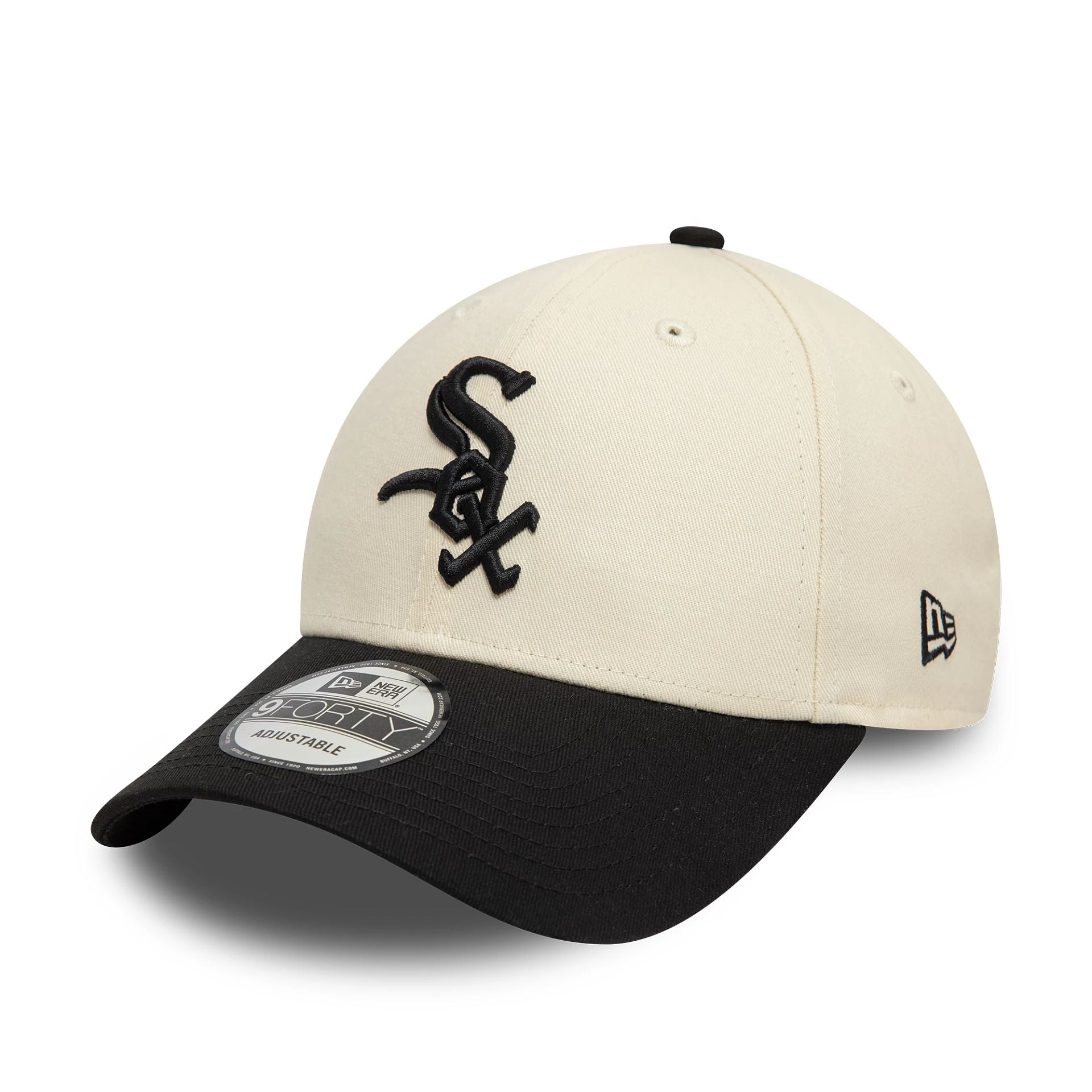 Chicago White Sox Colour Block Cream 9FORTY Adjustable Cap