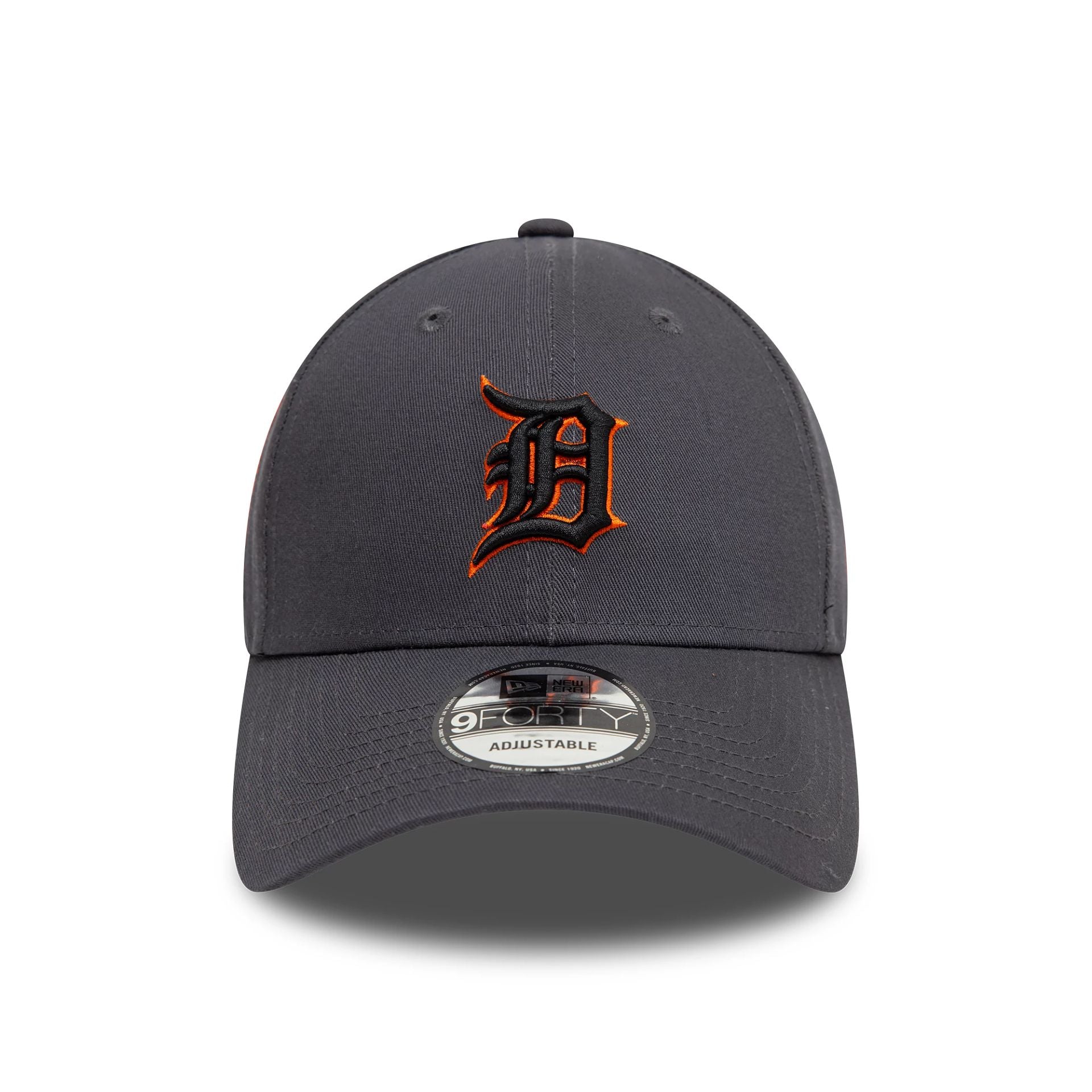 Detroit Tigers Side Patch Dark Grey 9FORTY Adjustable Cap