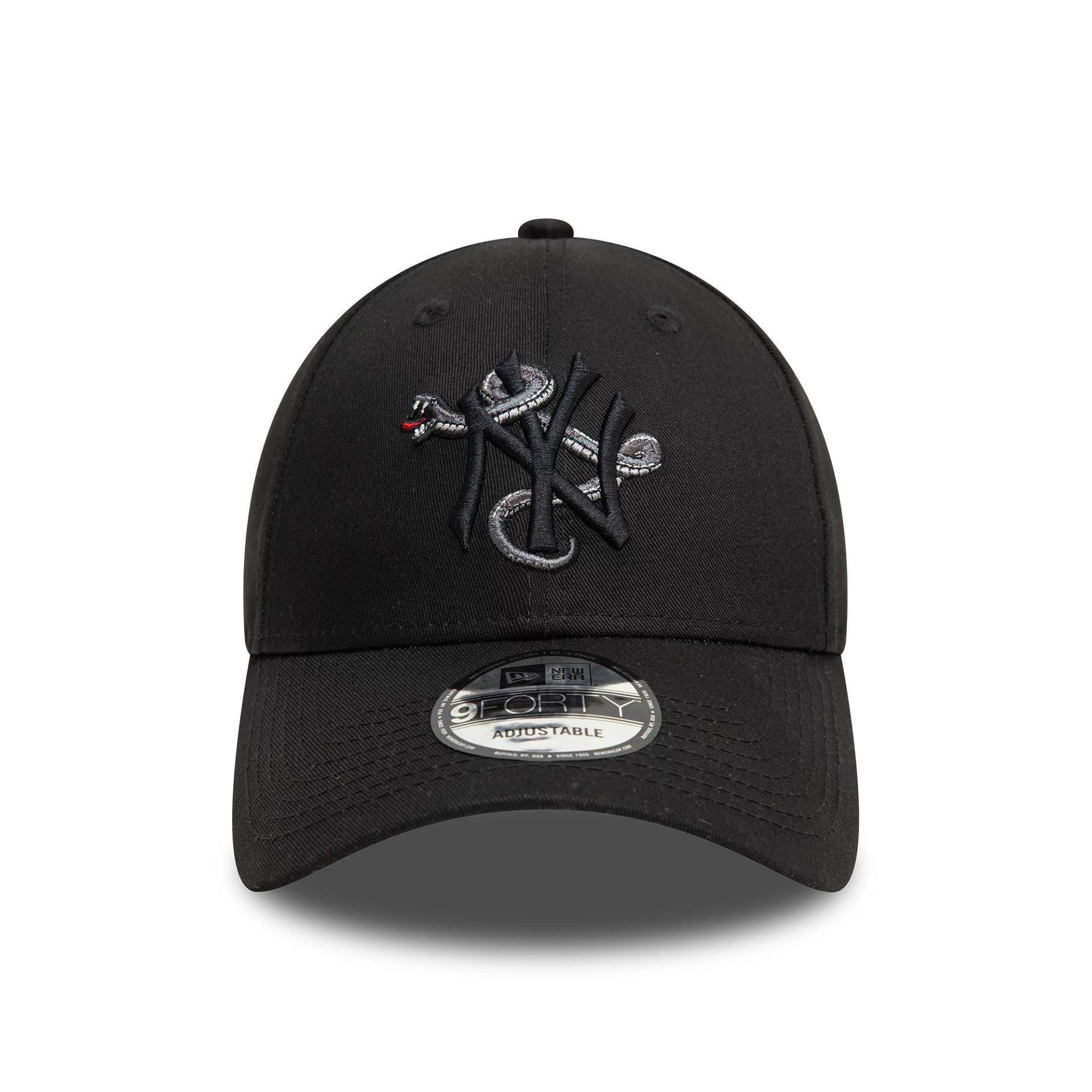 New York Yankees MLB Icon Black 9FORTY Adjustable Cap