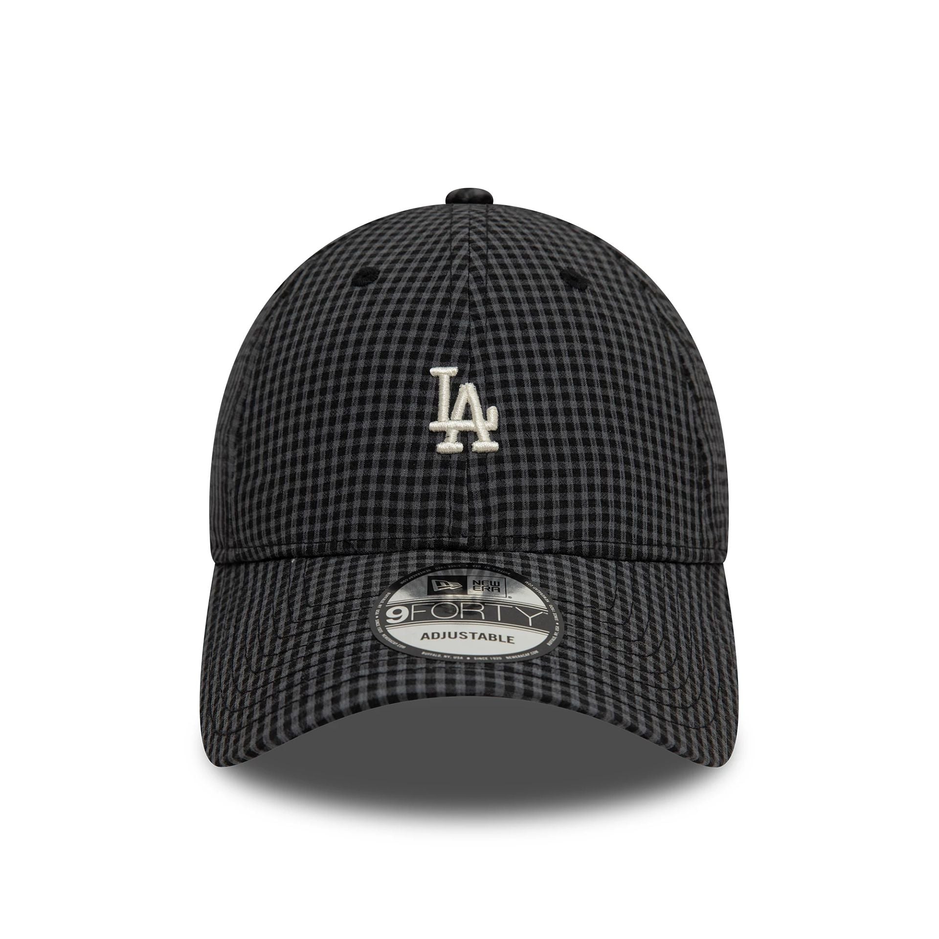 LA Dodgers Seersucker Black 9FORTY Adjustable Cap