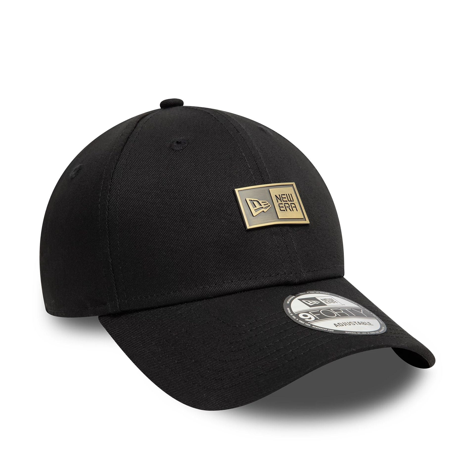 New Era Badge Black 9FORTY Adjustable Cap