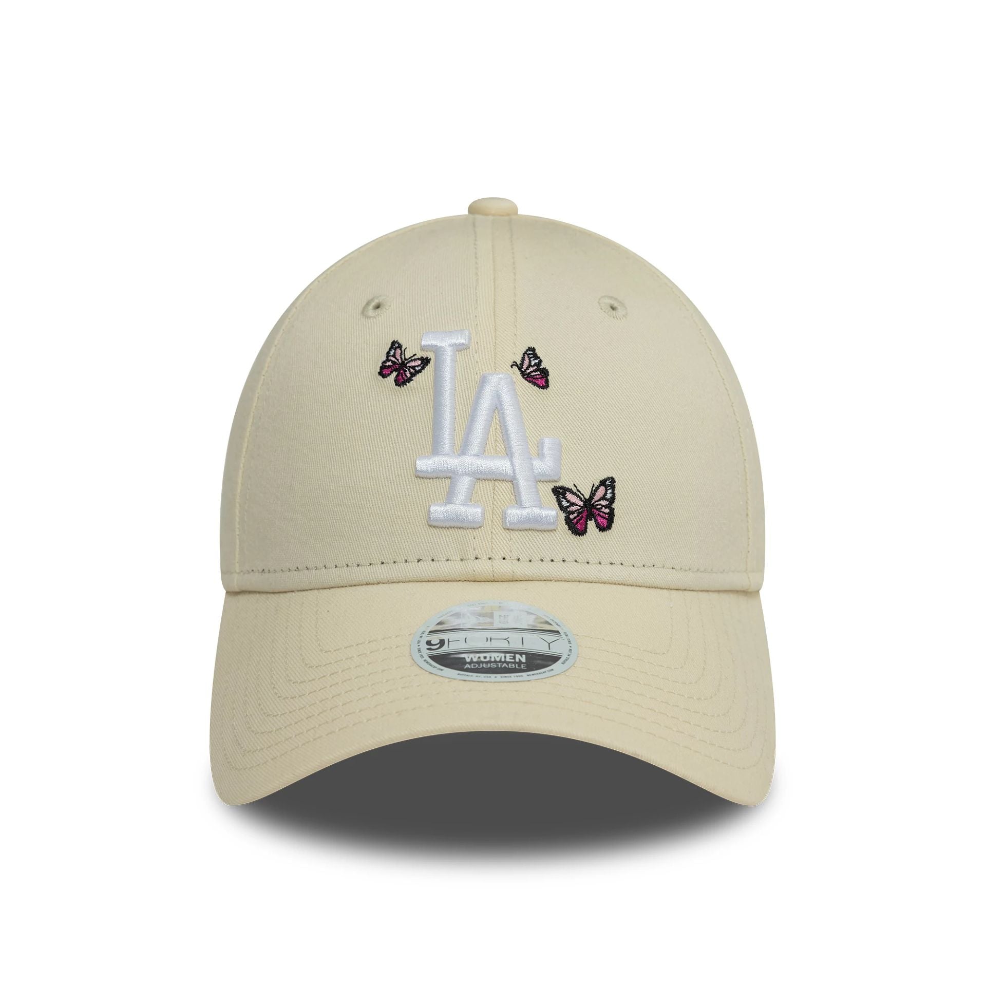 LA Dodgers Womens Icon Cream 9FORTY Adjustable Cap