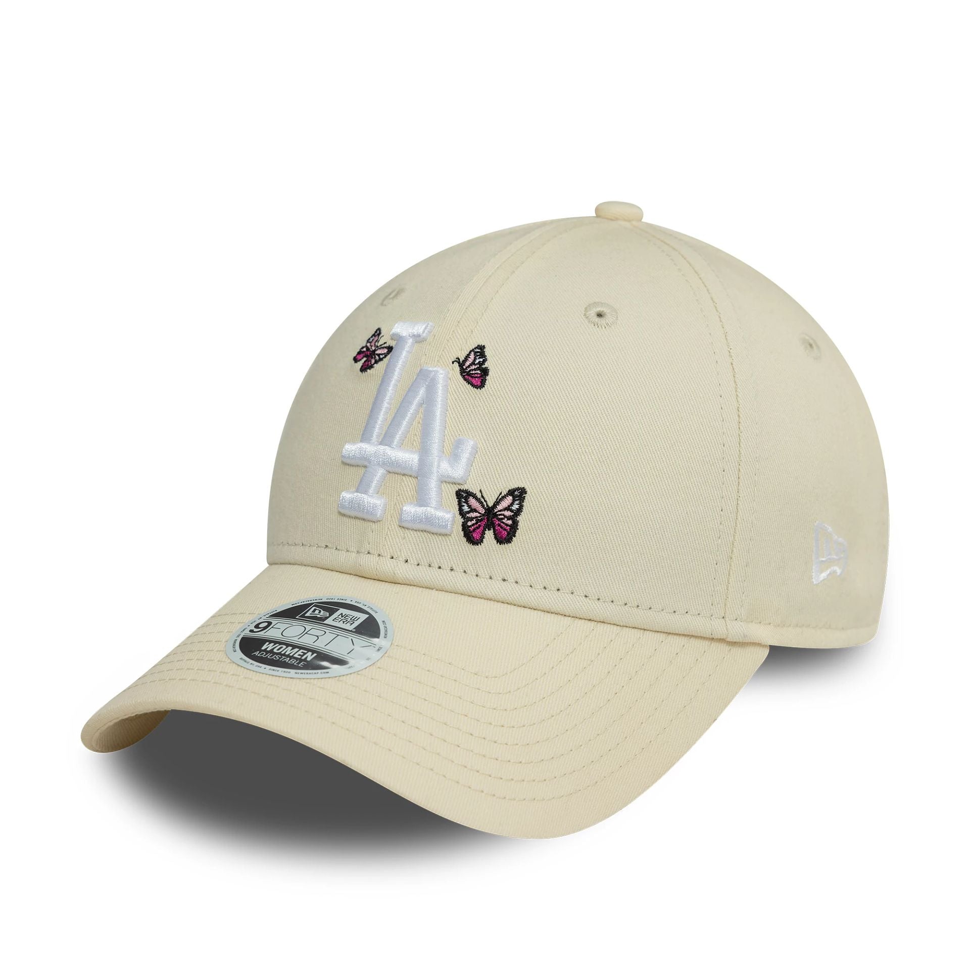 LA Dodgers Womens Icon Cream 9FORTY Adjustable Cap