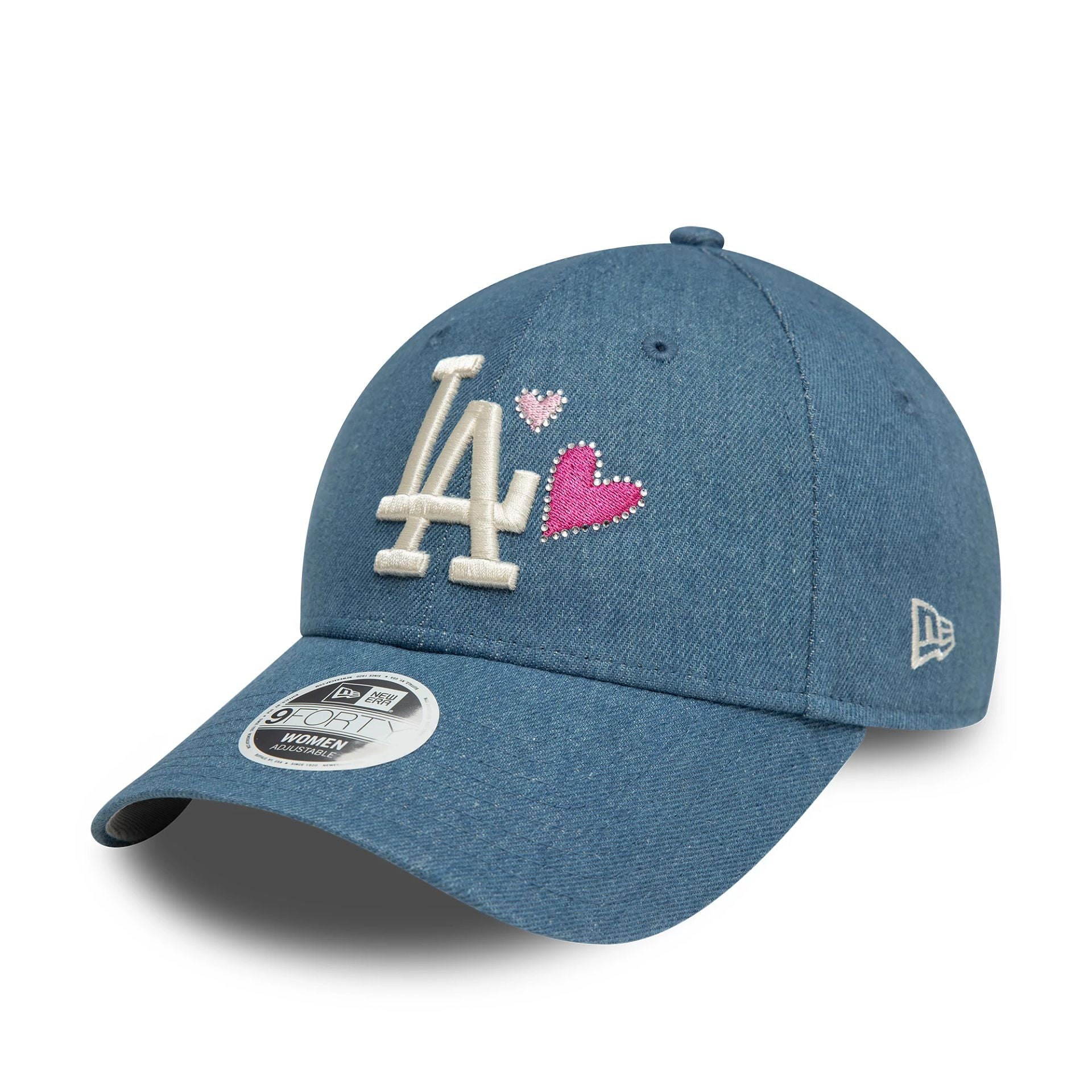 LA Dodgers Womens Denim Blue 9FORTY Adjustable Cap