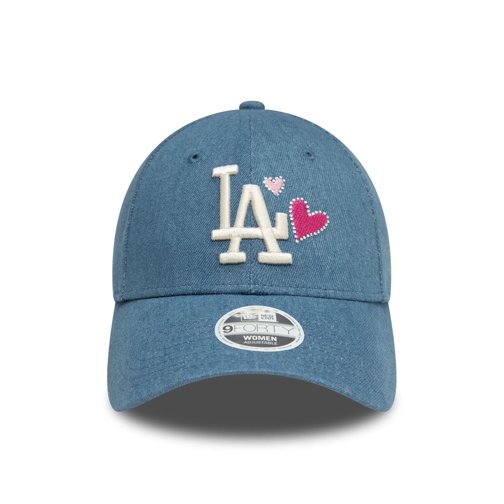 LA Dodgers Womens Denim Blue 9FORTY Adjustable Cap