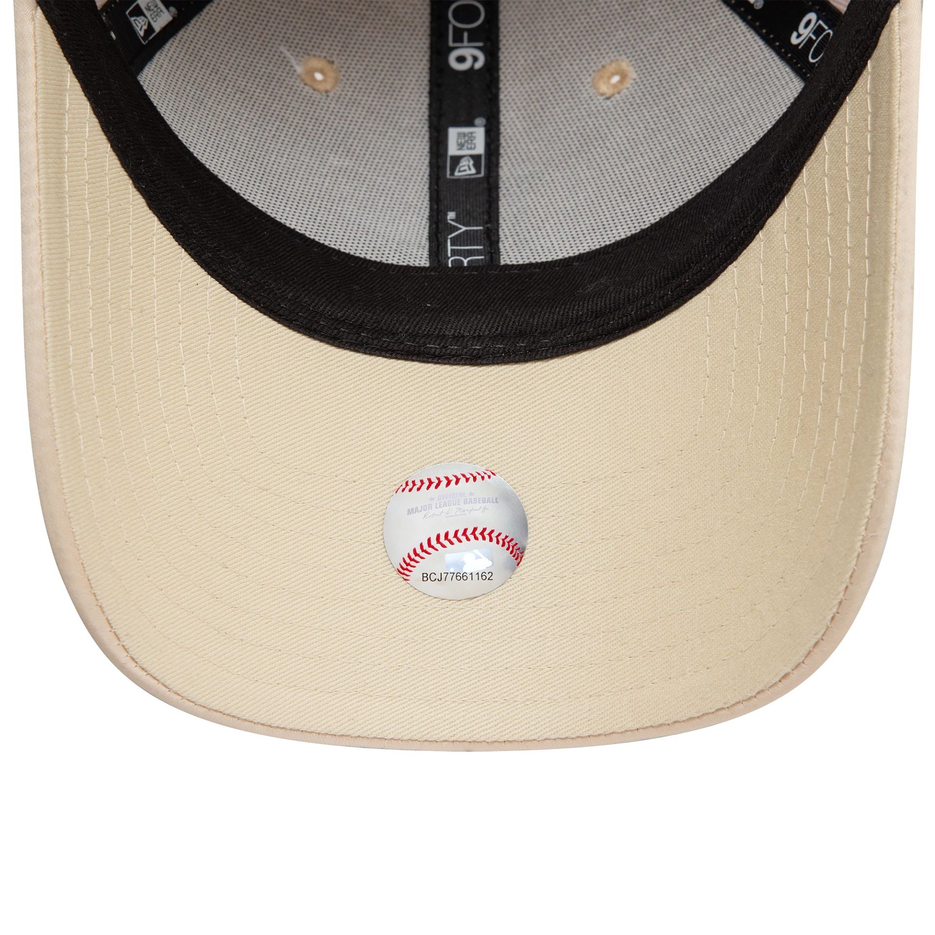 LA Dodgers Womens Satin Cream 9FORTY Adjustable Cap