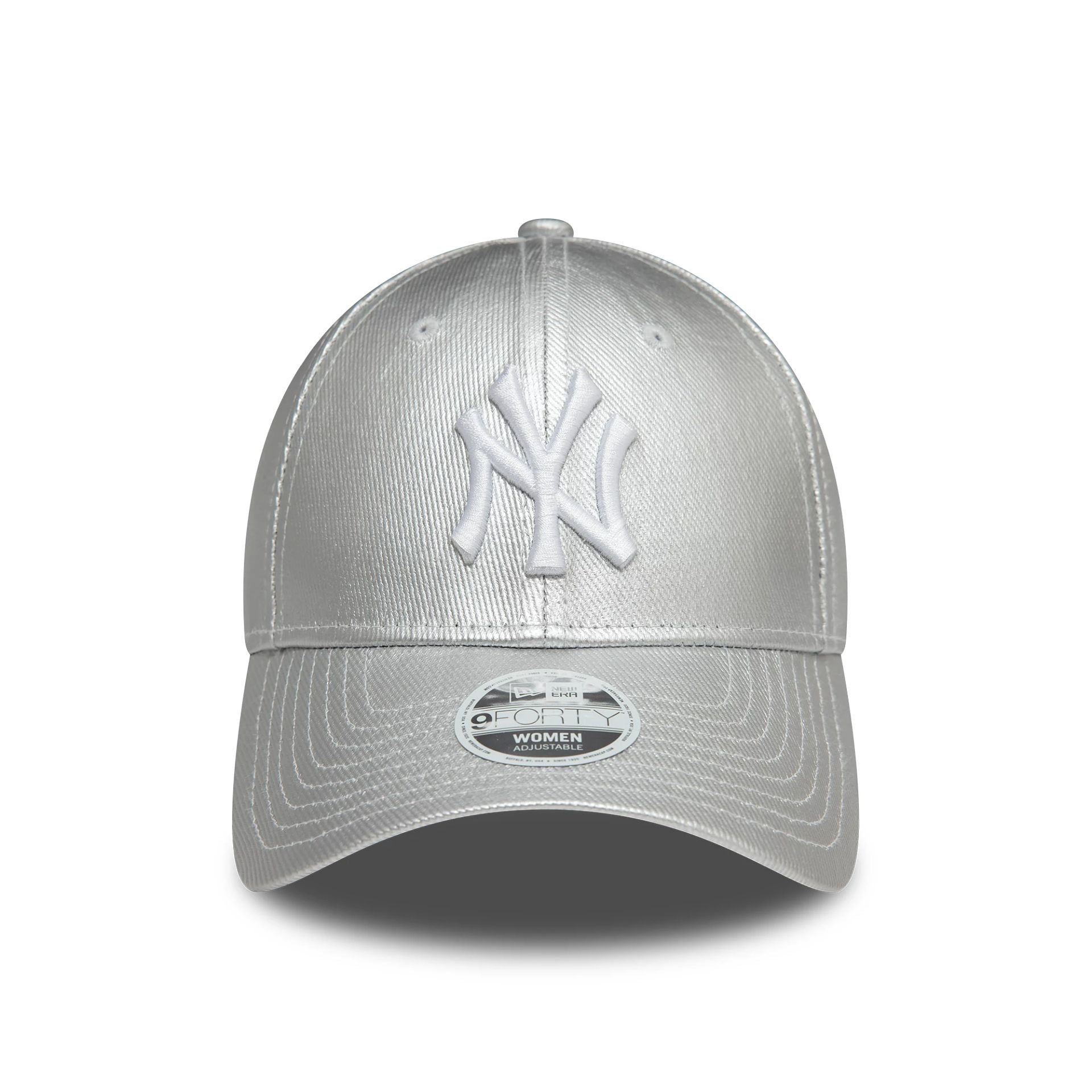 New York Yankees Womens Met Denim Silver 9FORTY Adjustable Cap