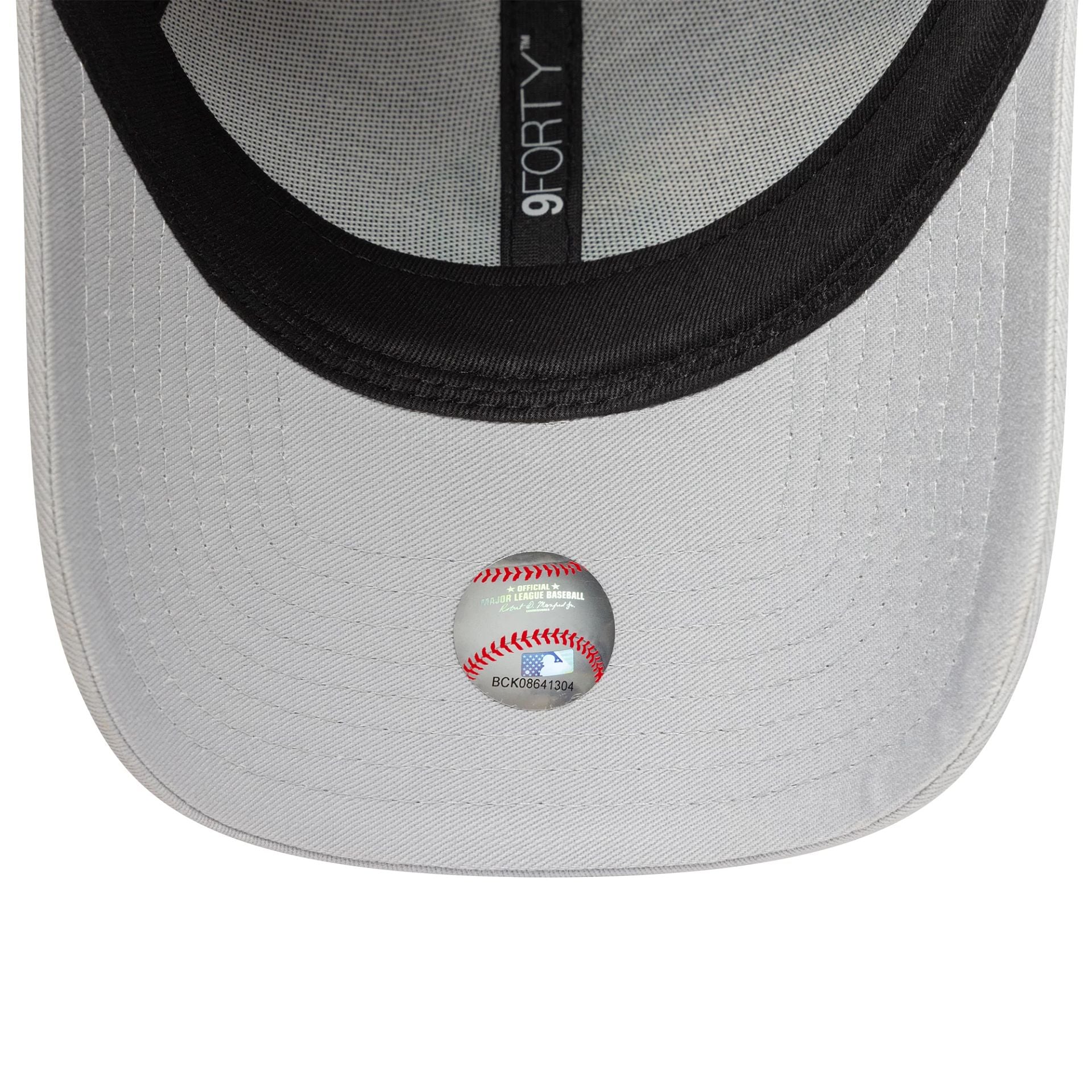 New York Yankees Team Outline Grey 9FORTY Adjustable Cap