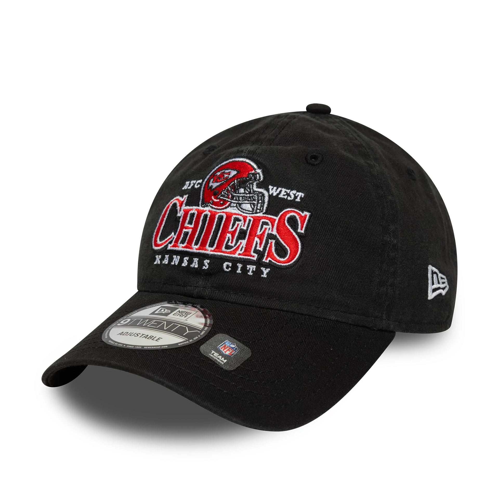 Buy Kansas City Chiefs NFL Helmet Black 9TWENTY Adjustable Cap