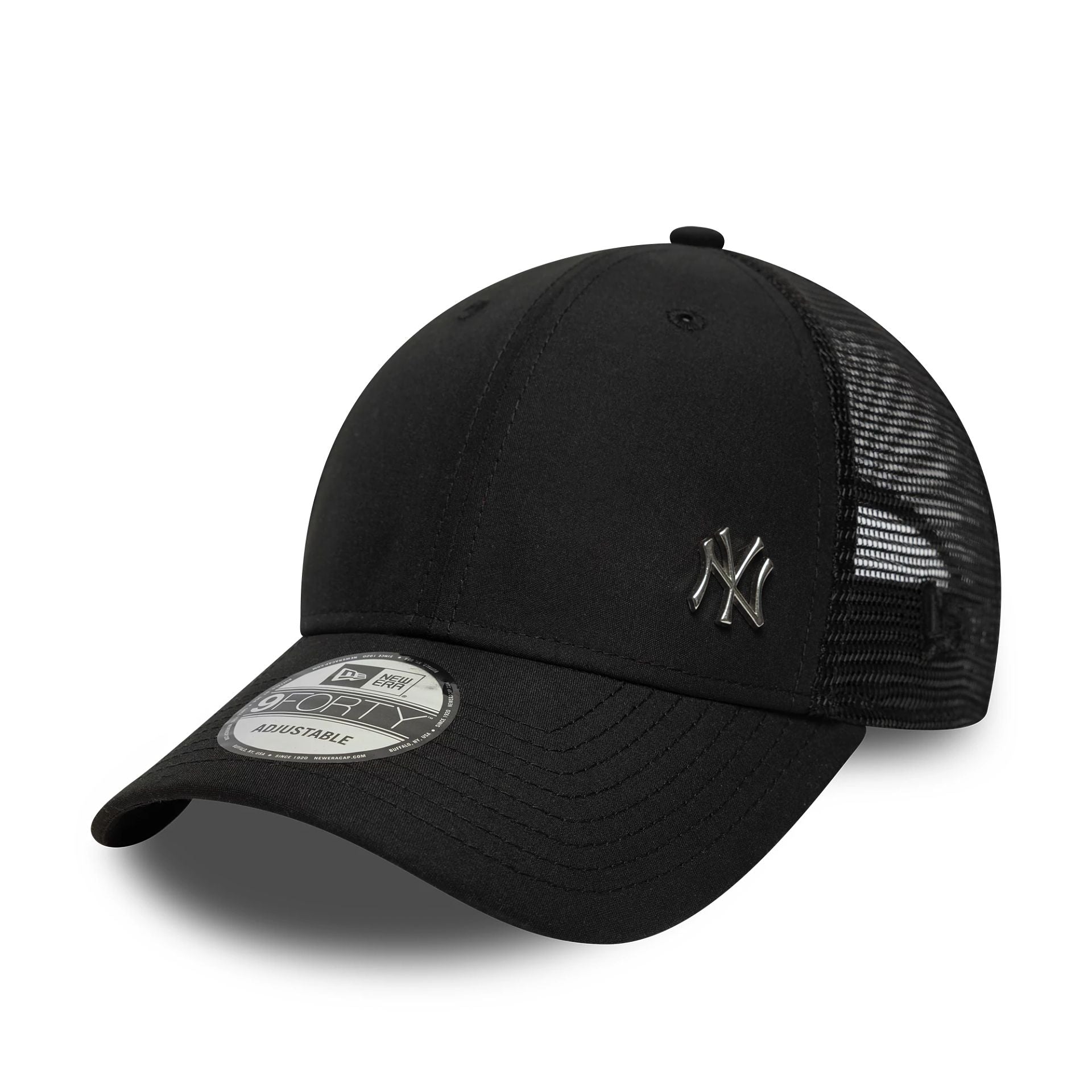 New York Yankees MLB Flawless Black 9FORTY Adjustable Cap