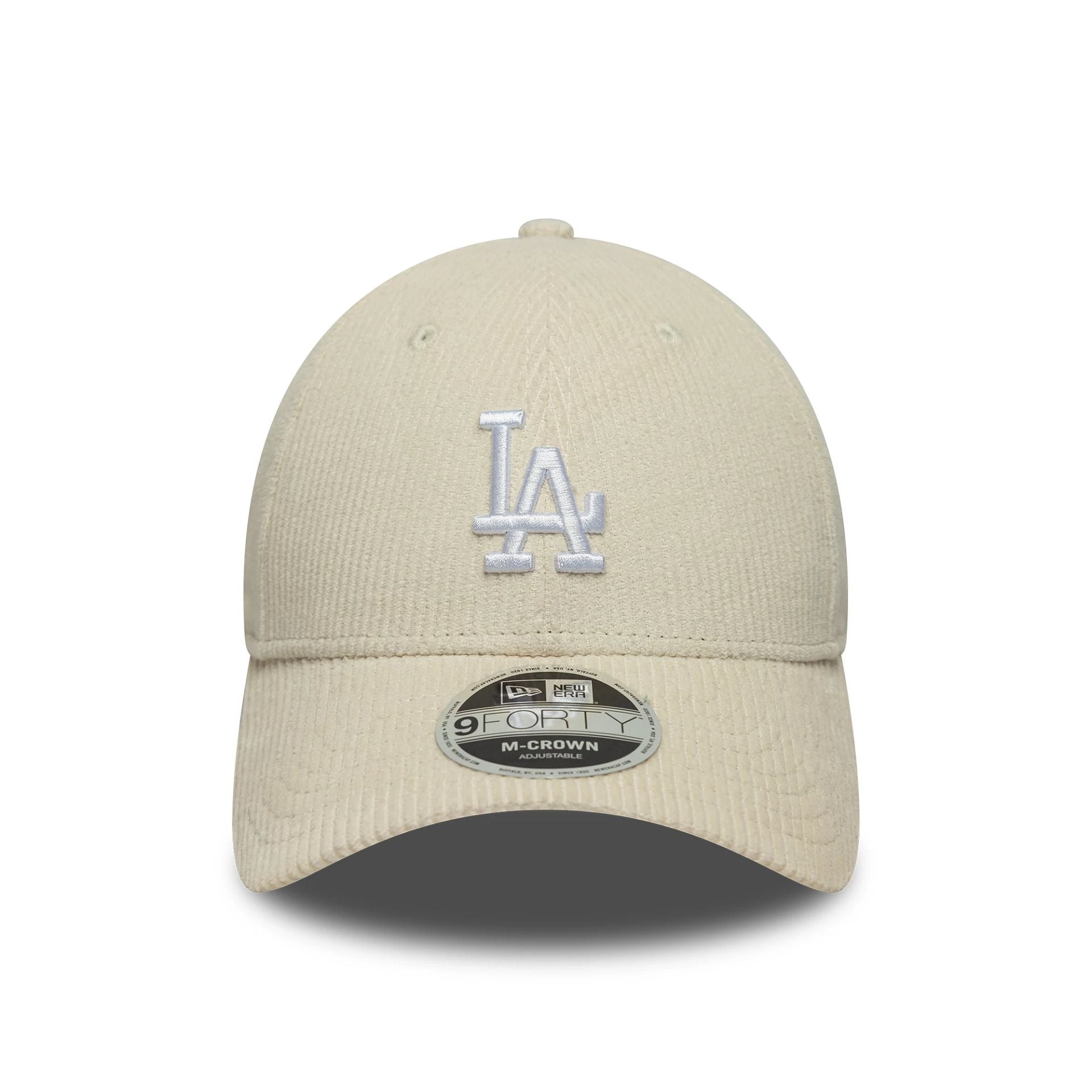 LA Dodgers MLB Cord Cream 9FORTY M-Crown Adjustable Cap