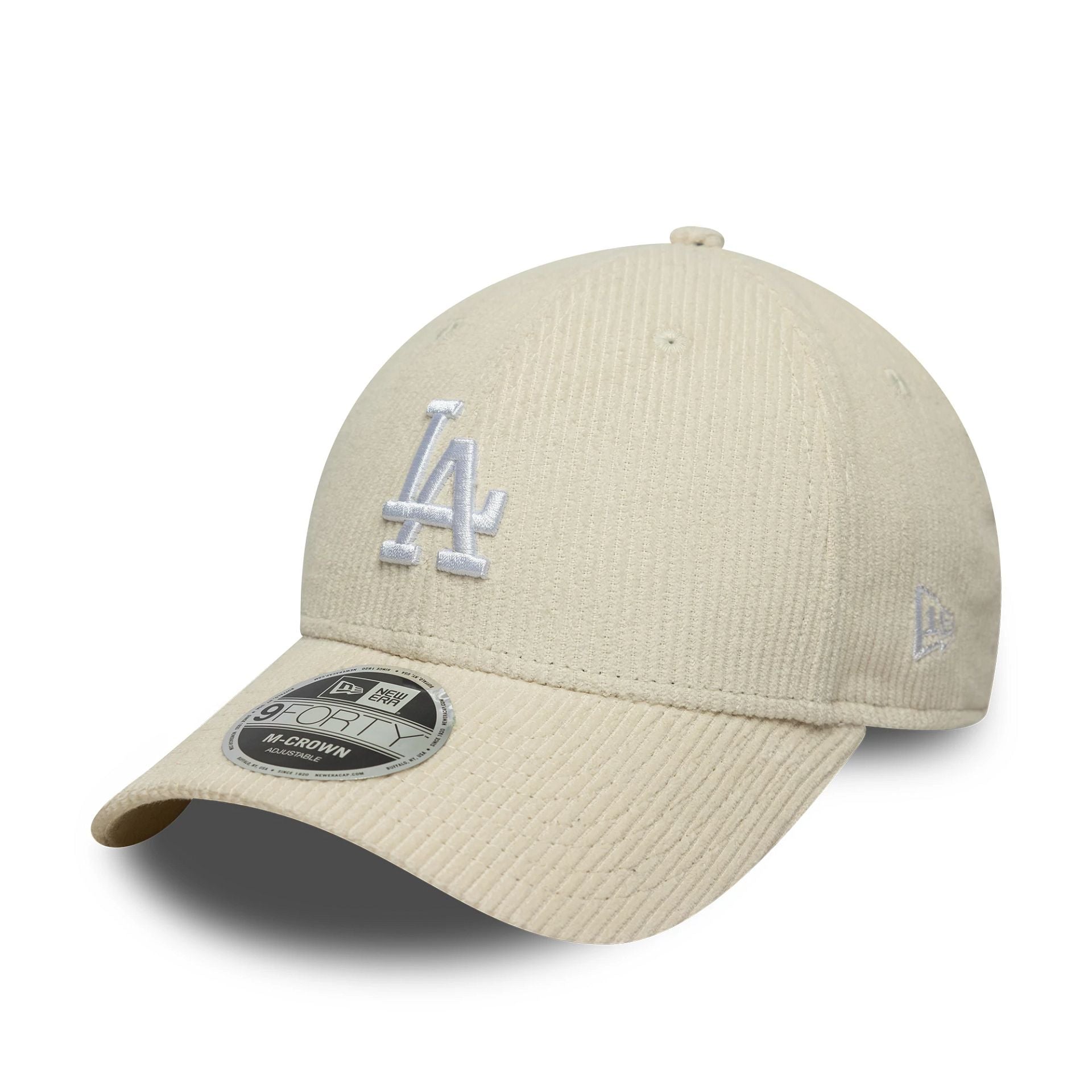 LA Dodgers MLB Cord Cream 9FORTY M-Crown Adjustable Cap