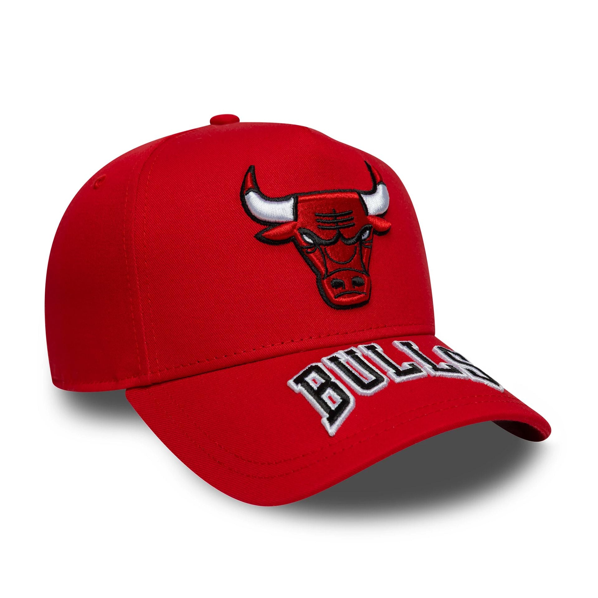 Chicago Bulls NBA Visor Hit Red 9FORTY E-Frame Adjustable Cap