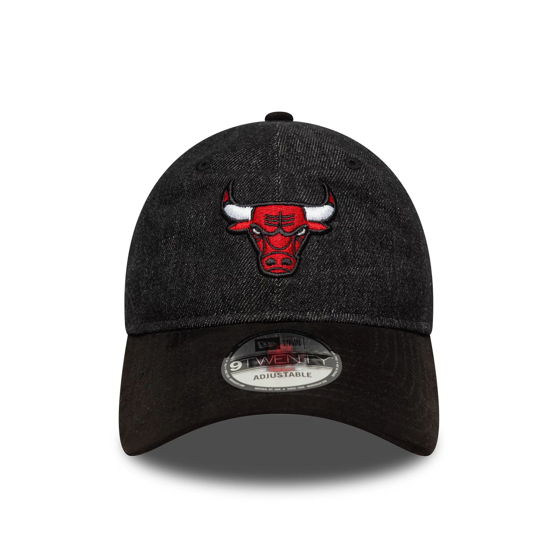 Chicago Bulls NBA Denim Black 9TWENTY Adjustable Cap