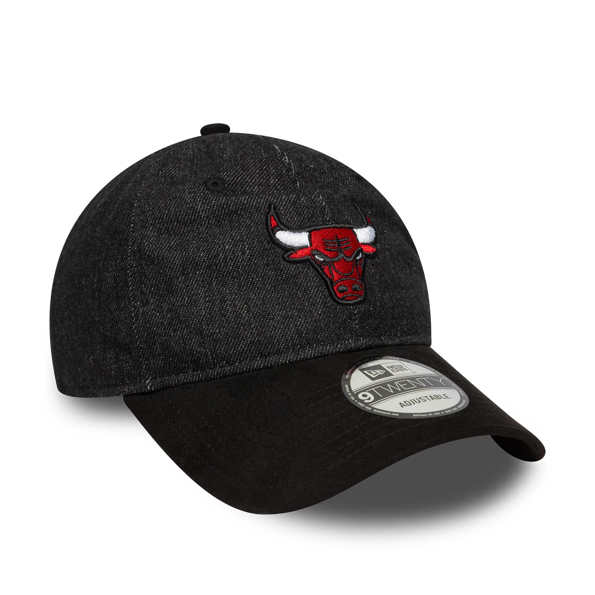 Chicago Bulls NBA Denim Black 9TWENTY Adjustable Cap
