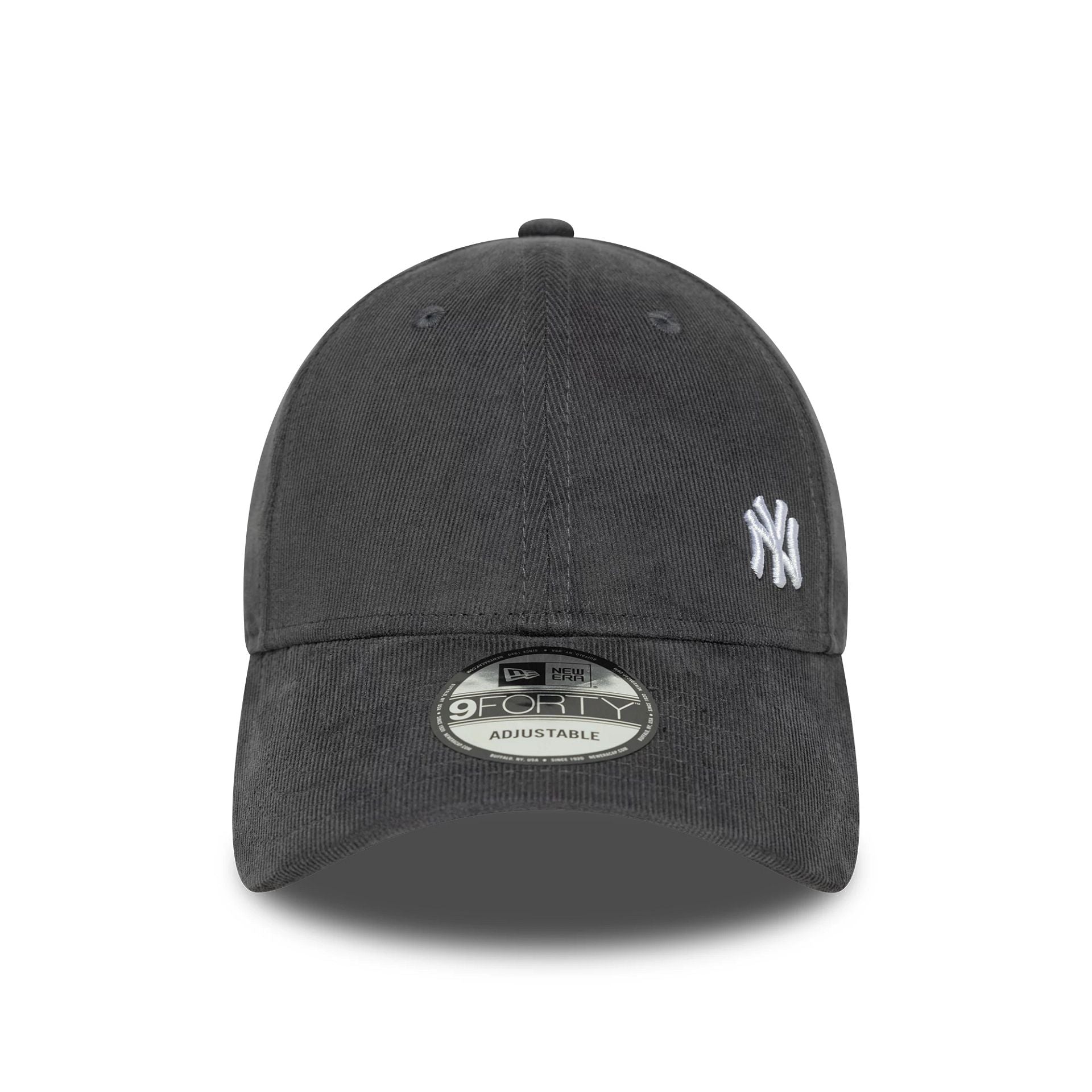 New York Yankees MLB Flawless Cord Grey 9FORTY Adjustable Cap - Main Image