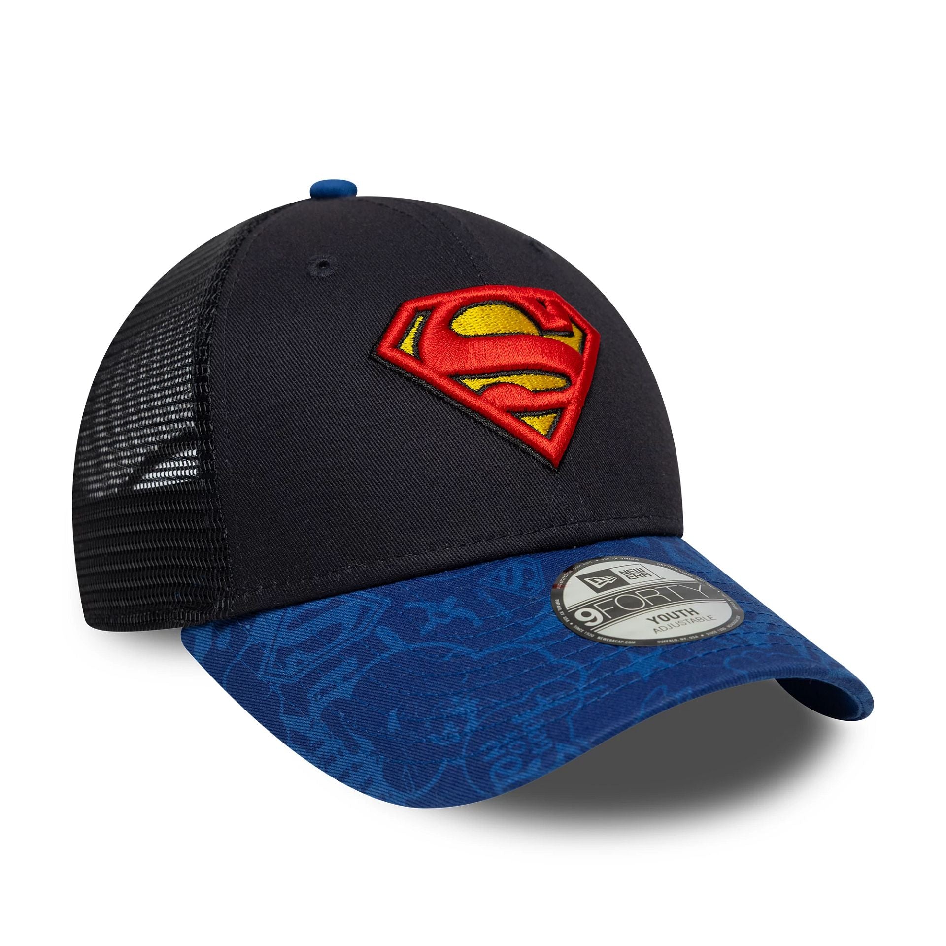 Superman Youth DC Blue 9FORTY Trucker Adjustable Cap