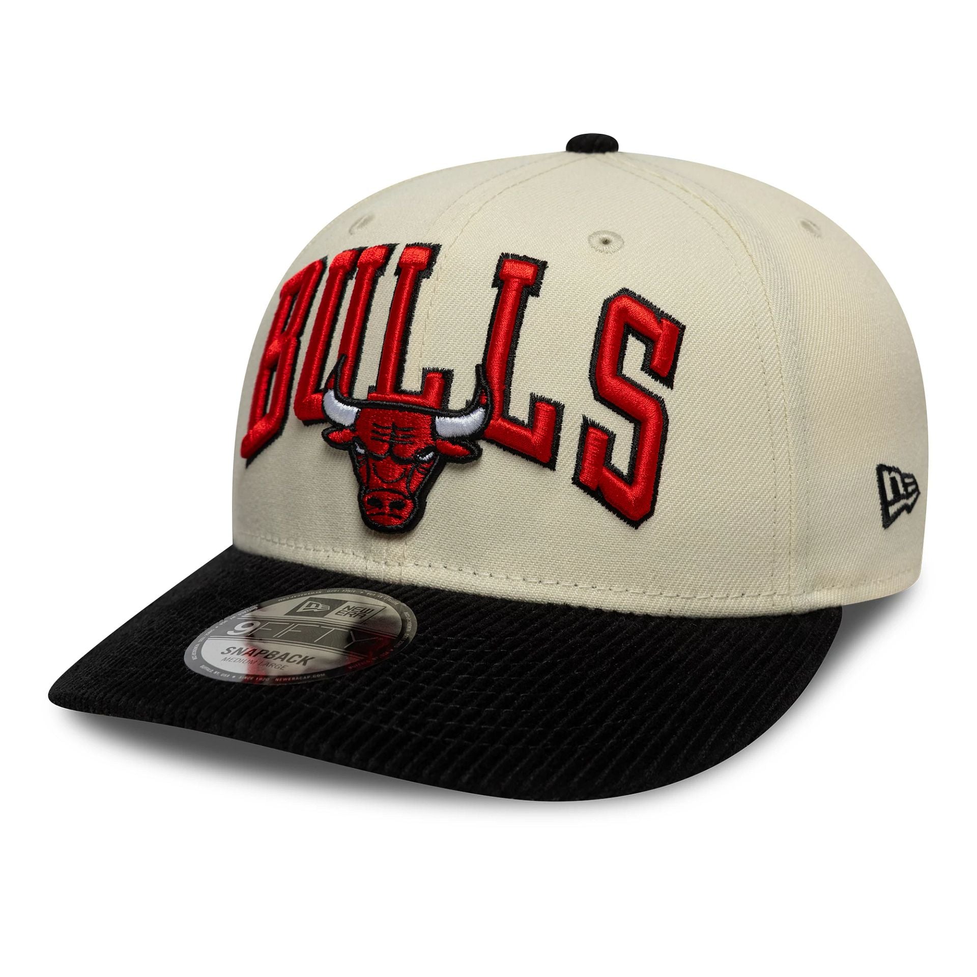 NBA Cord Visor Chicago Bulls Cream 9FIFTY Snapback Cap