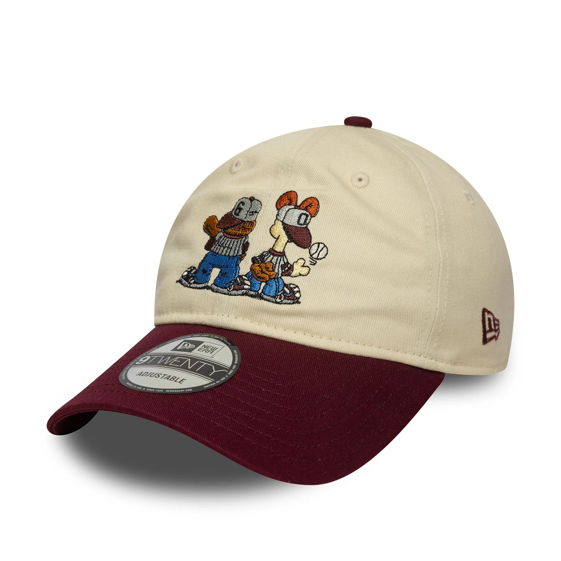 Garfield Baseball Nickelodeon Cream 9TWENTY Adjustable Cap