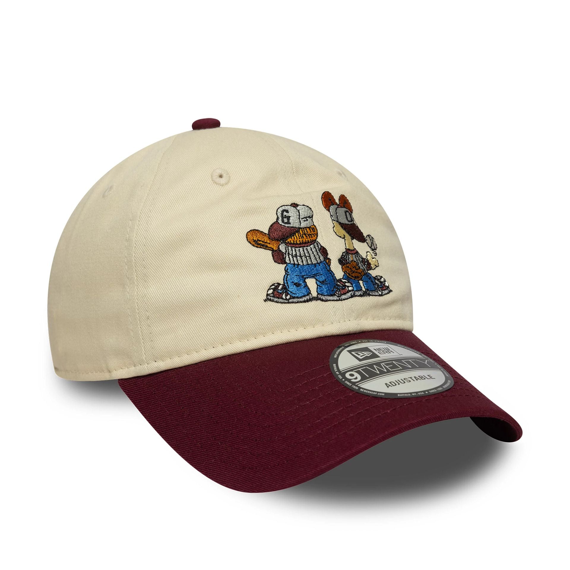 Garfield Baseball Nickelodeon Cream 9TWENTY Adjustable Cap