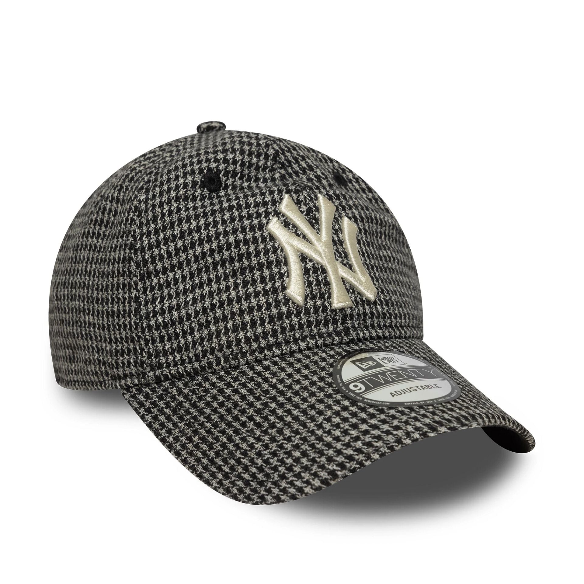 New York Yankees MLB Houndstooth Black 9TWENTY Adjustable Cap