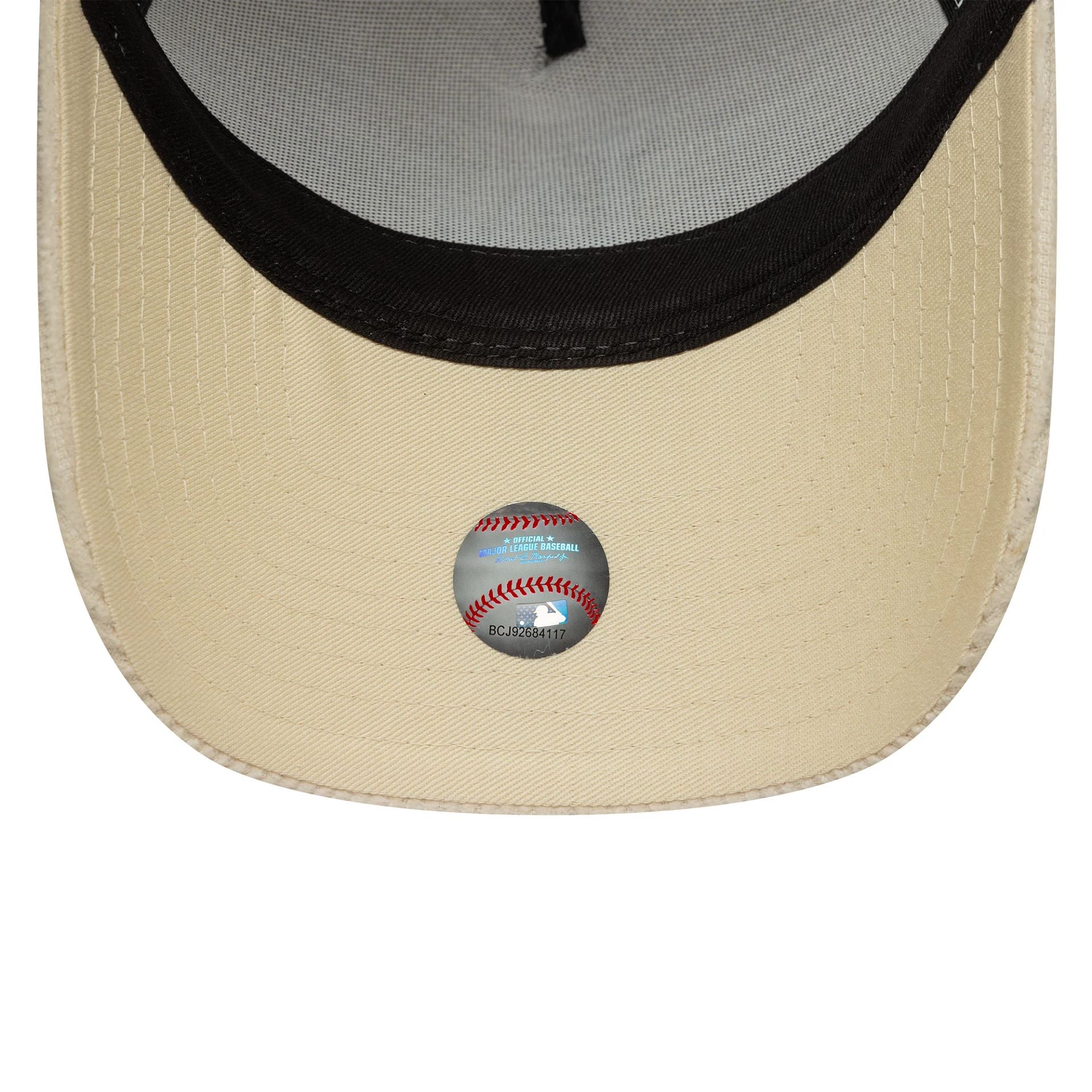 LA Dodgers MLB Cord Cream 9FORTY A-Frame Trucker Adjustable Cap
