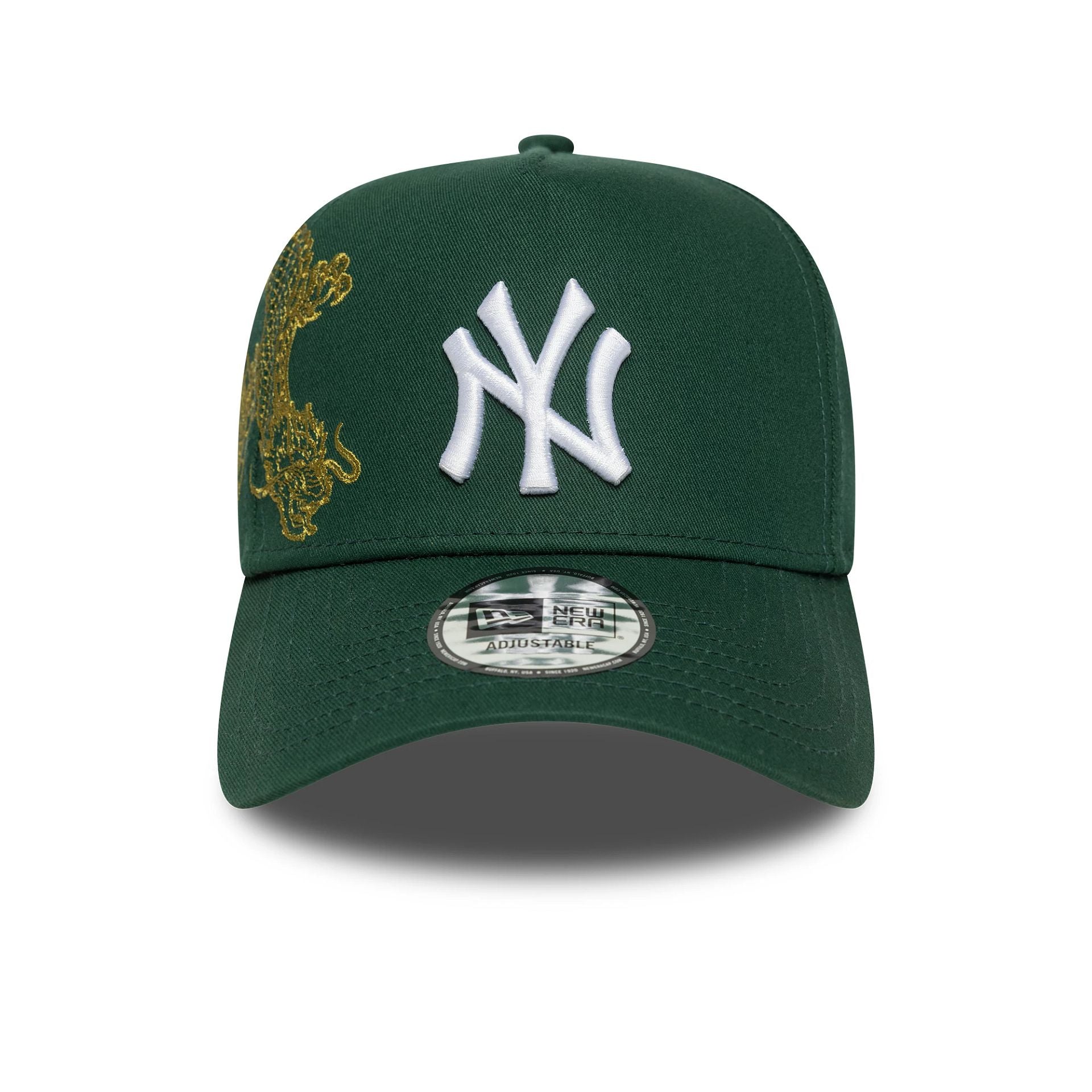 New York Yankees MLB Icon Dark Green 9FORTY E-Frame Adjustable Cap