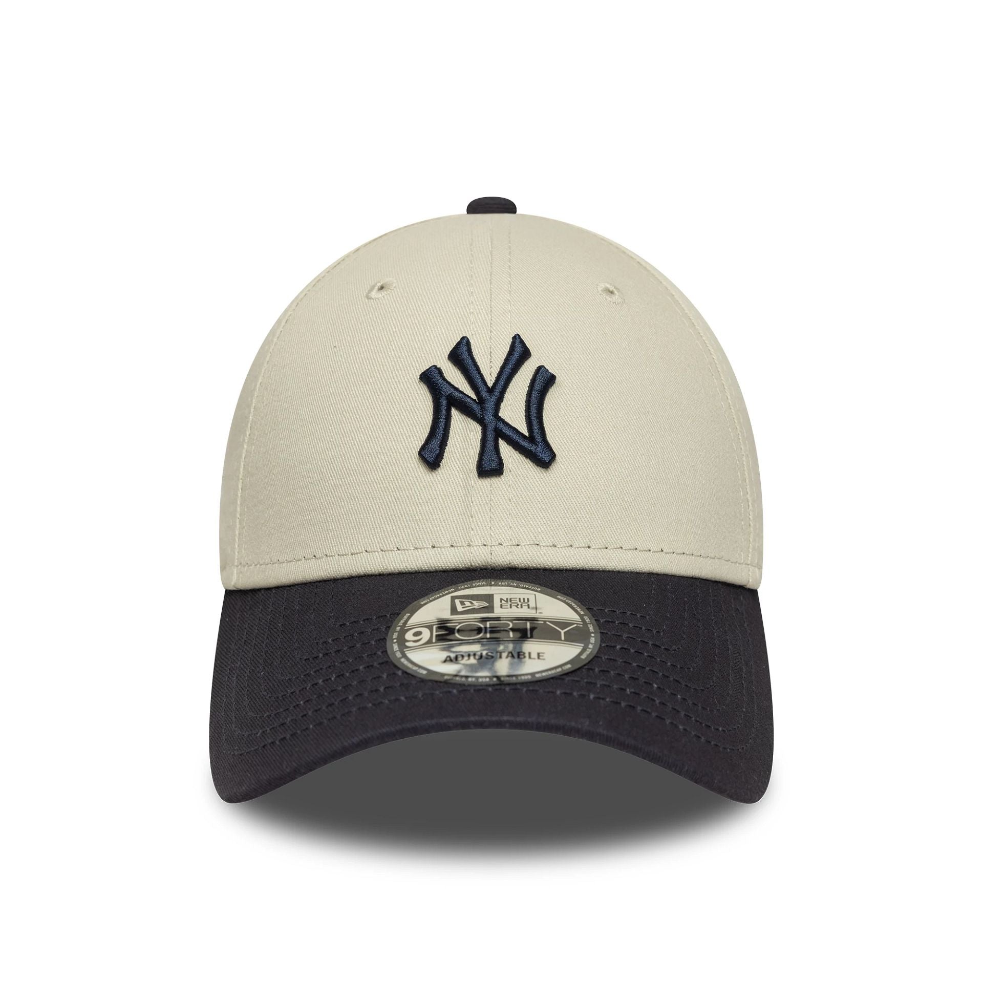 New York Yankees MLB Colour Block Cream 9FORTY Adjustable Cap