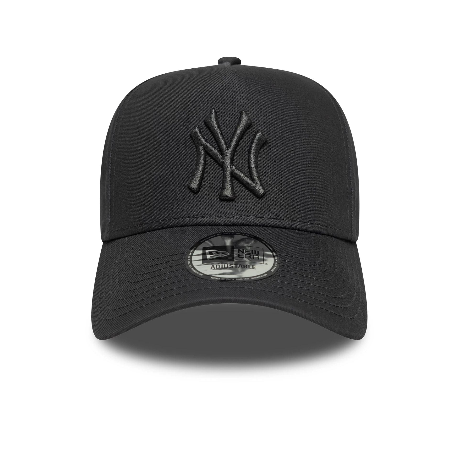 New York Yankees MLB Metallic Dark Grey 9FORTY E-Frame Adjustable Cap