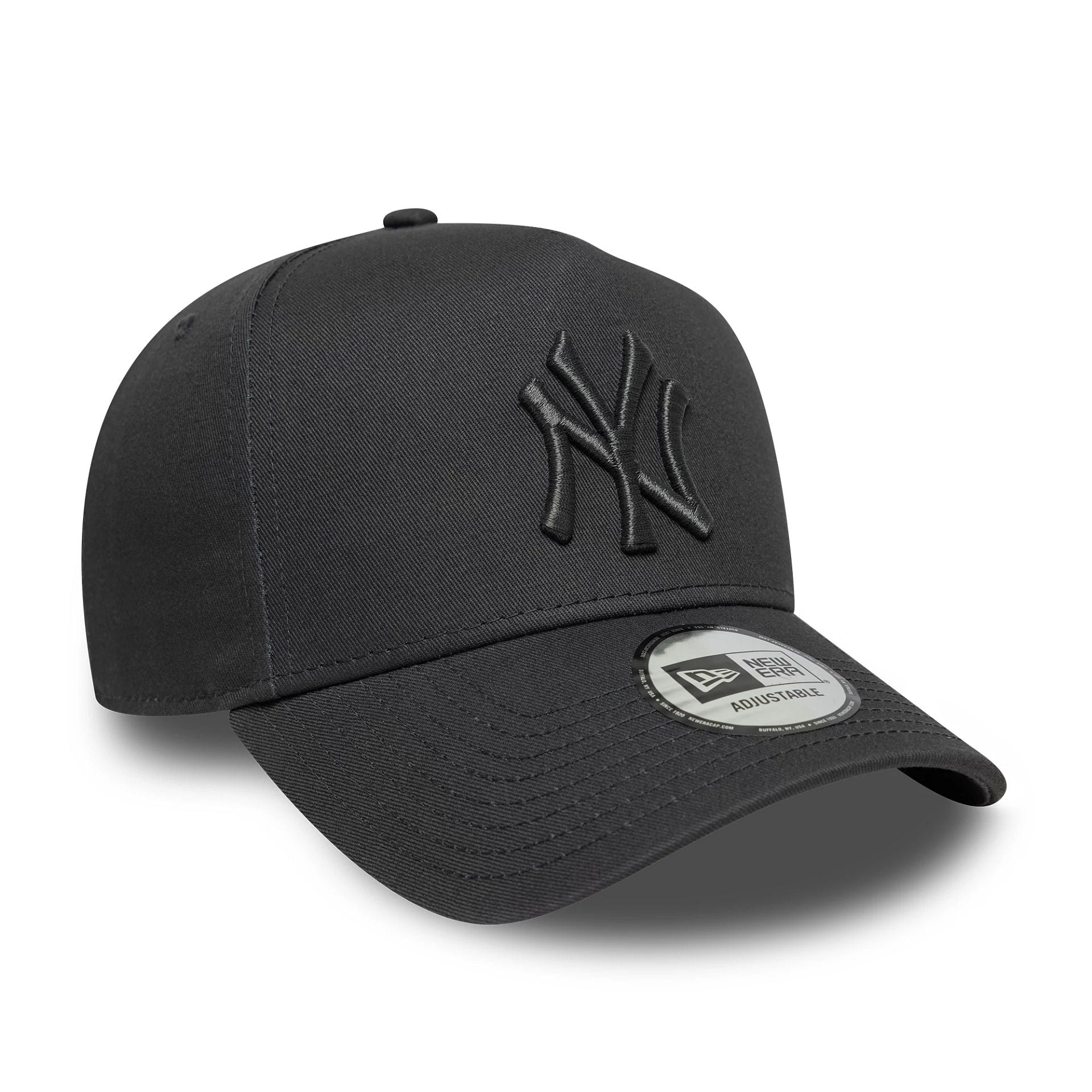New York Yankees MLB Metallic Dark Grey 9FORTY E-Frame Adjustable Cap