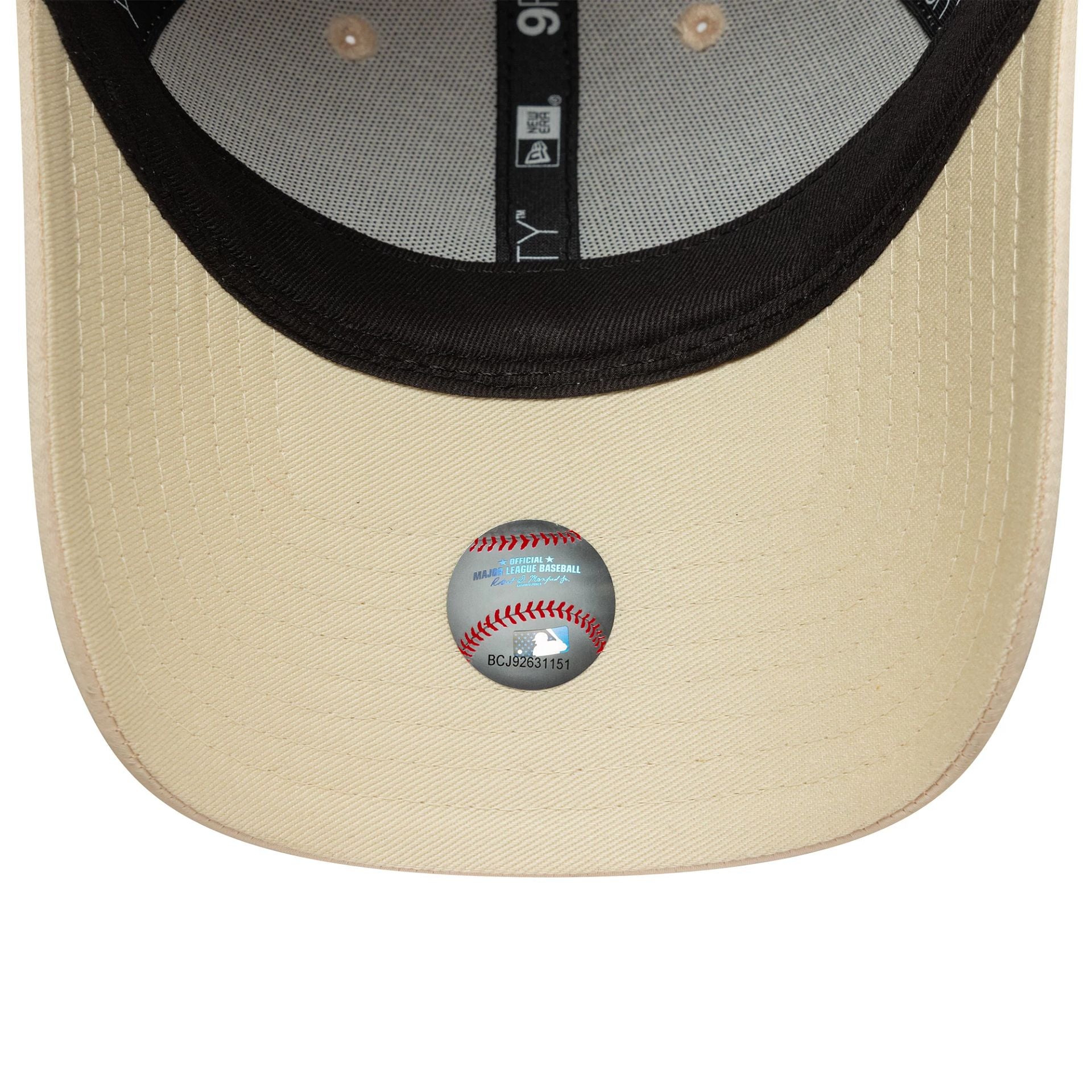 LA Dodgers MLB Satin Rhinestone Cream 9FORTY Adjustable Cap