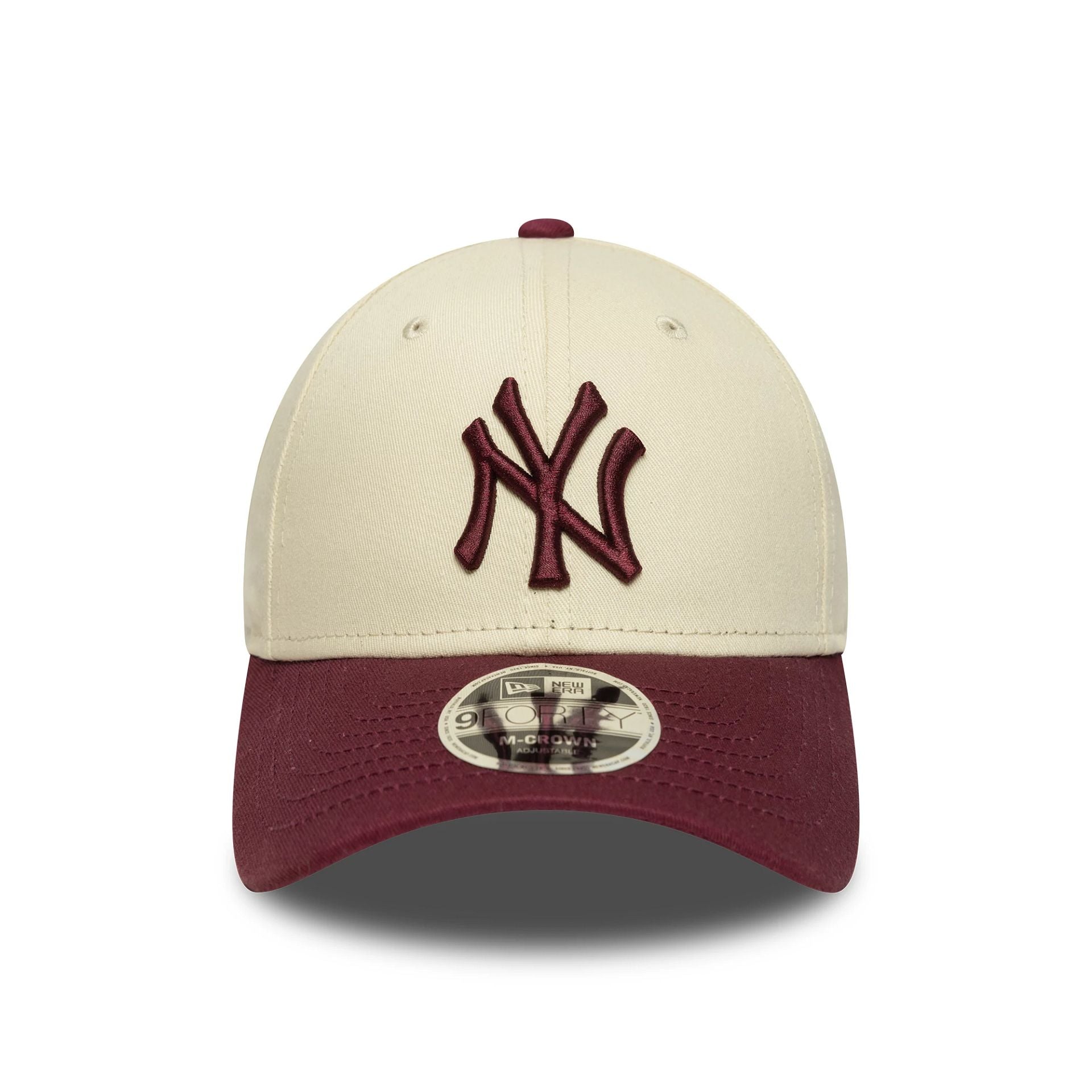 New York Yankees MLB Colour Block Cream 9FORTY M-Crown Adjustable Cap