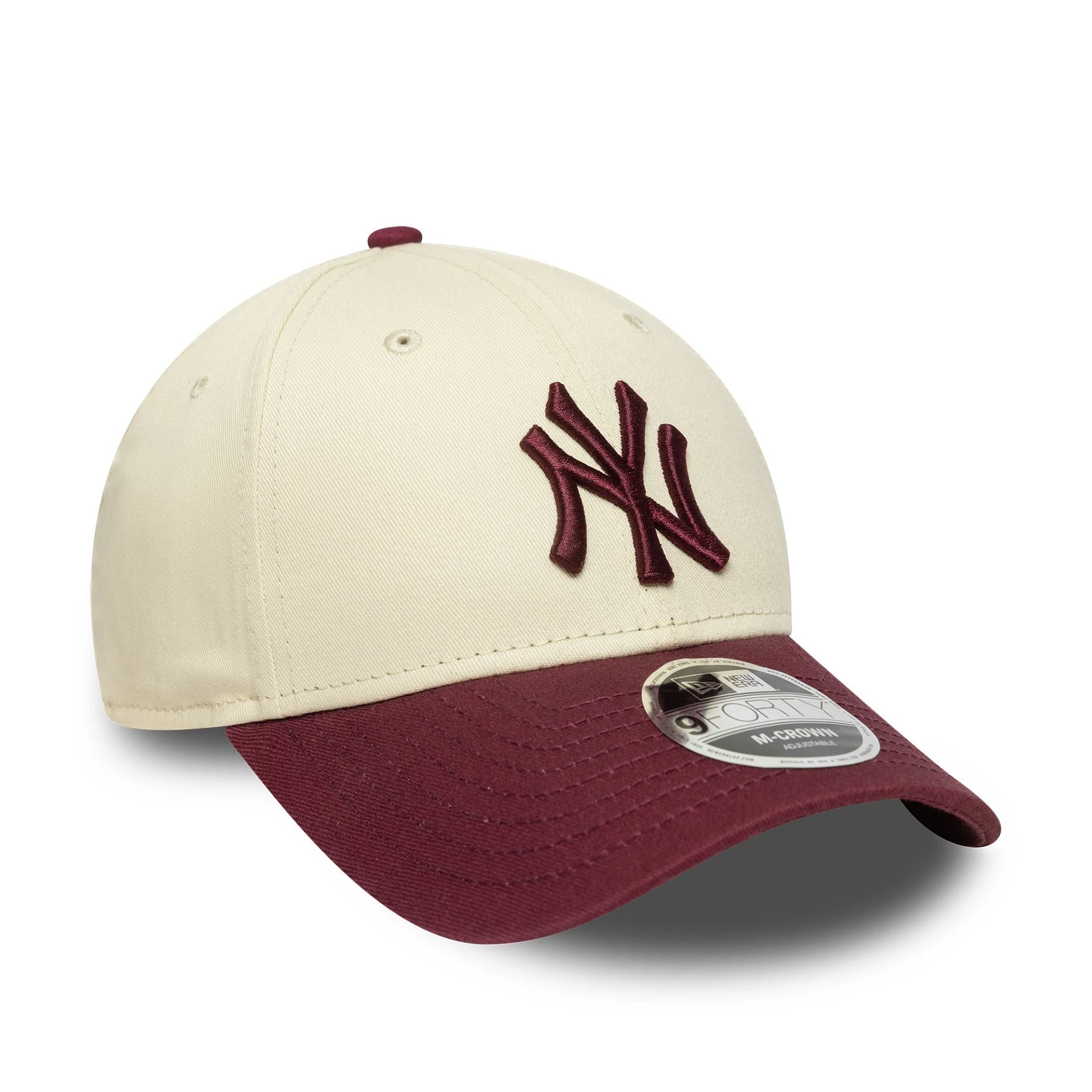 New York Yankees MLB Colour Block Cream 9FORTY M-Crown Adjustable Cap