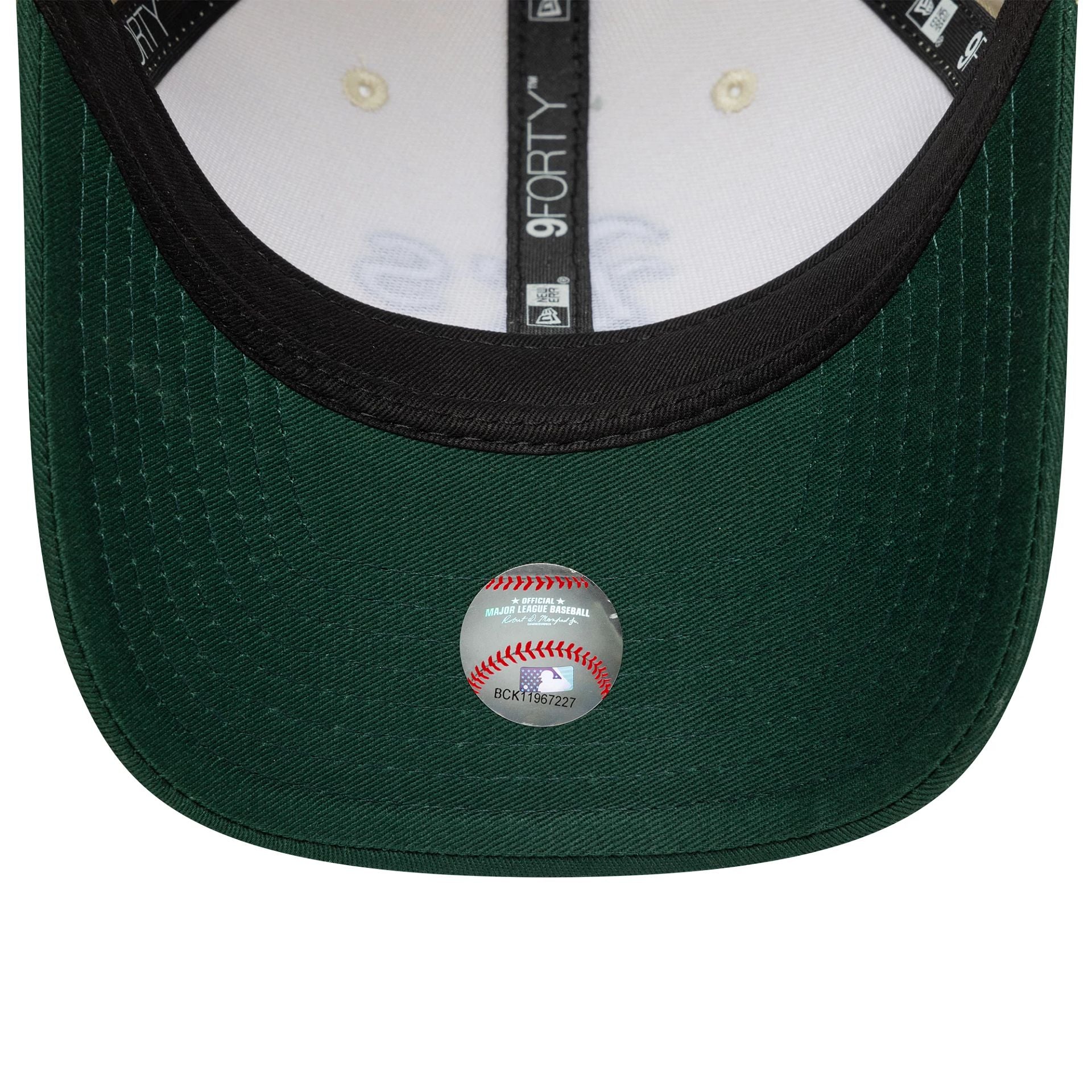 Oakland Athletics MLB Colour Block Cream 9FORTY M-Crown Adjustable Cap