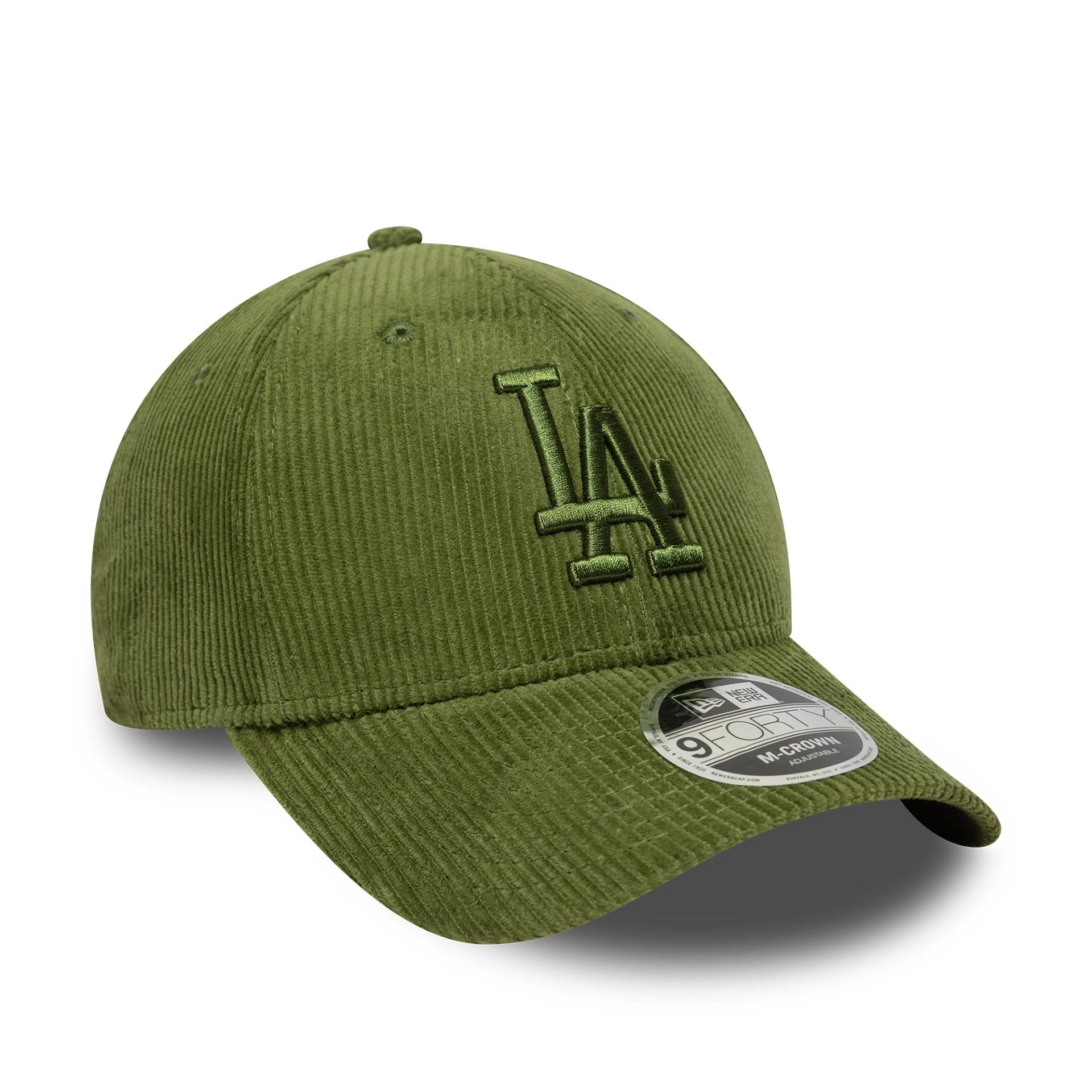 LA Dodgers MLB Cord Dark Green 9FORTY M-Crown Adjustable Cap